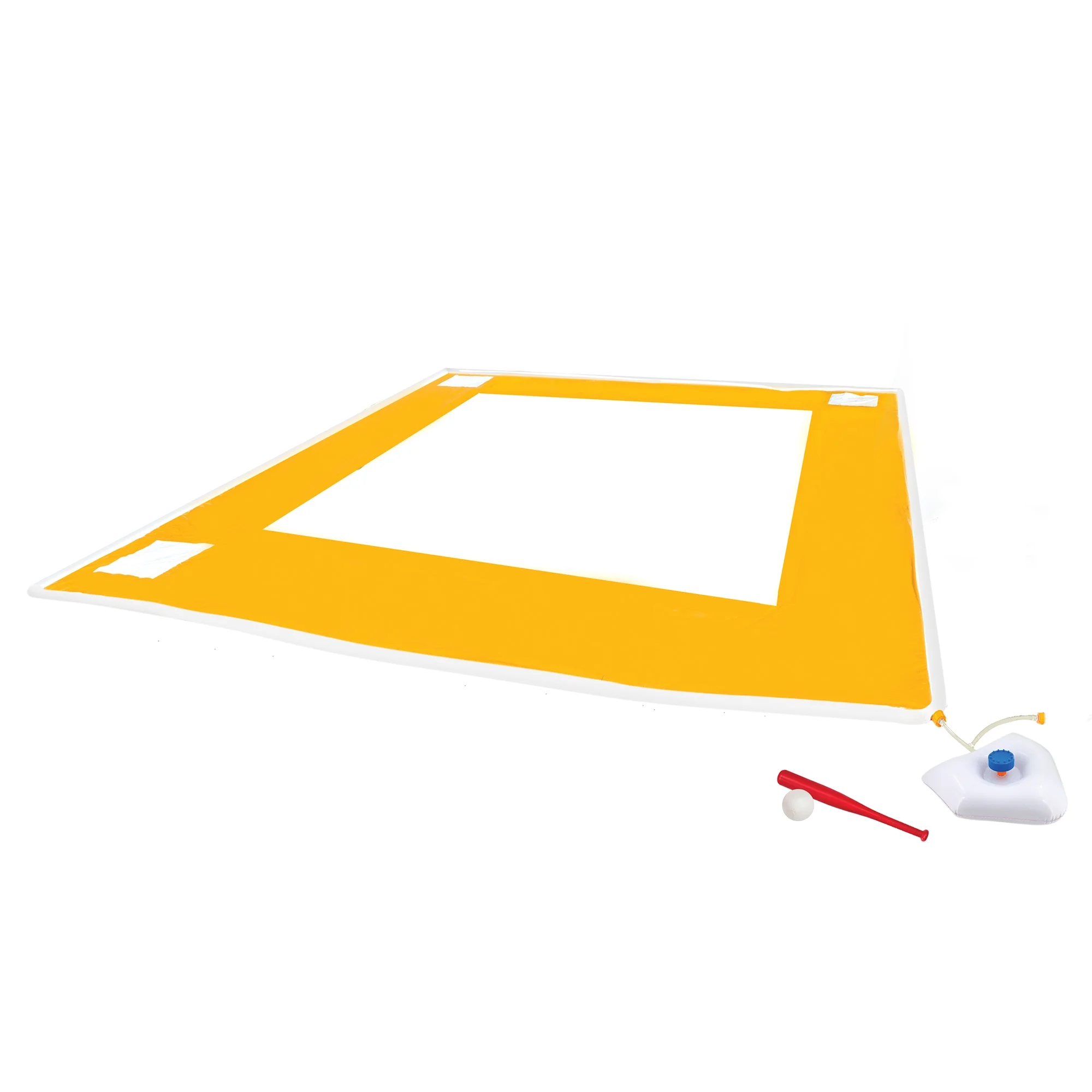 BANZAI Triple TAG Racing Slide - 16-Foot 3-Lane Water Slide With Splash Pool