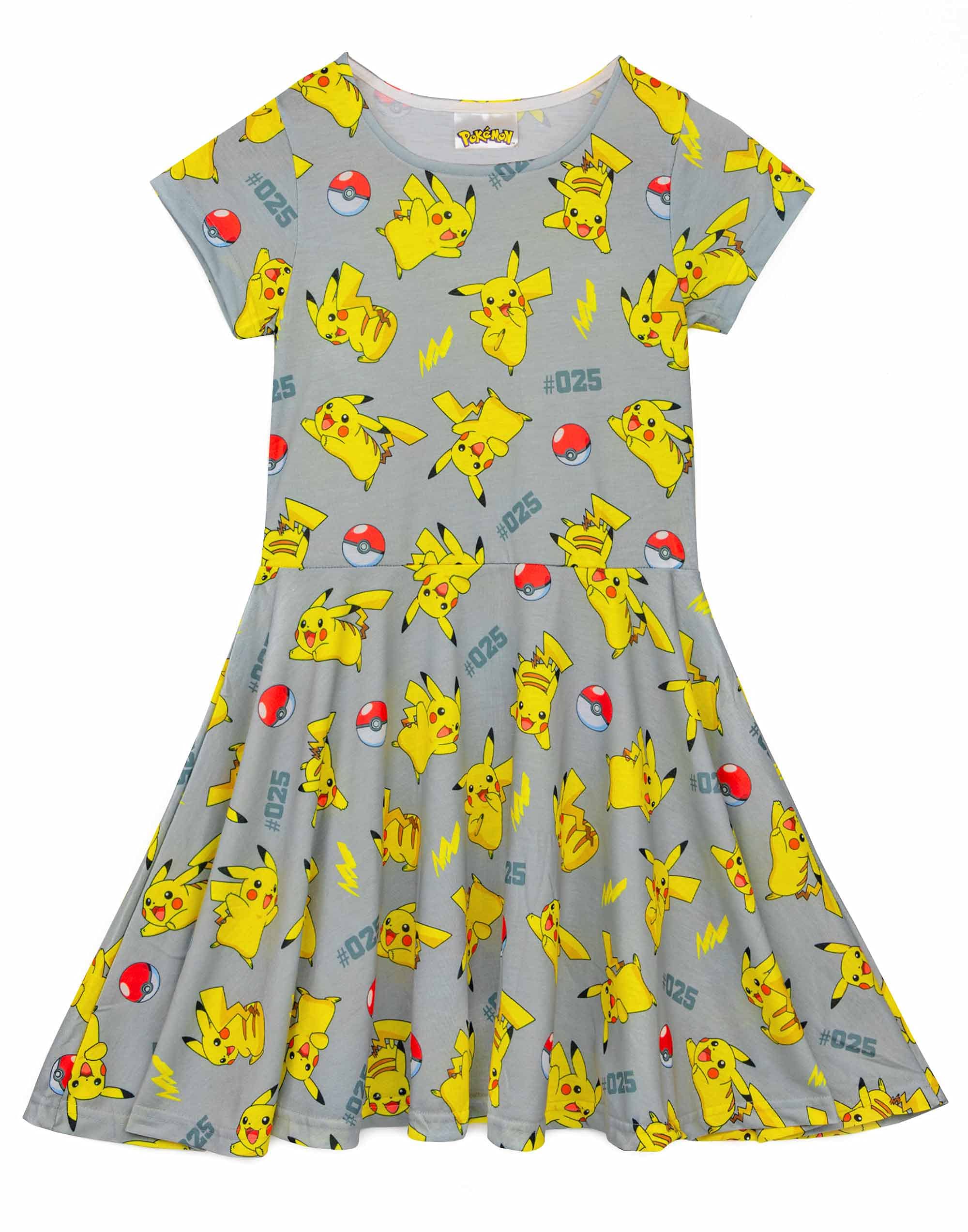 Pokemon Jigglypuff Kostüm Für Mädchen – Pinkes Kleid Mit Kopfband & Mikrofon, Größe L (10–12)
