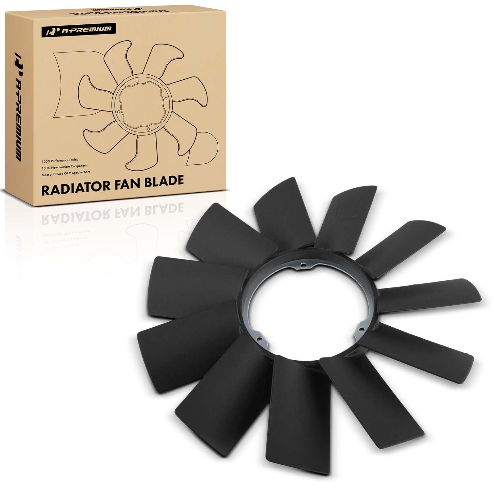 thumbnail image 2 of TRQ Engine Radiator Cooling Fan Blade For Nissan Armada Titan QX56 Pathfinder NV2500 | RFA89795 2 of 6