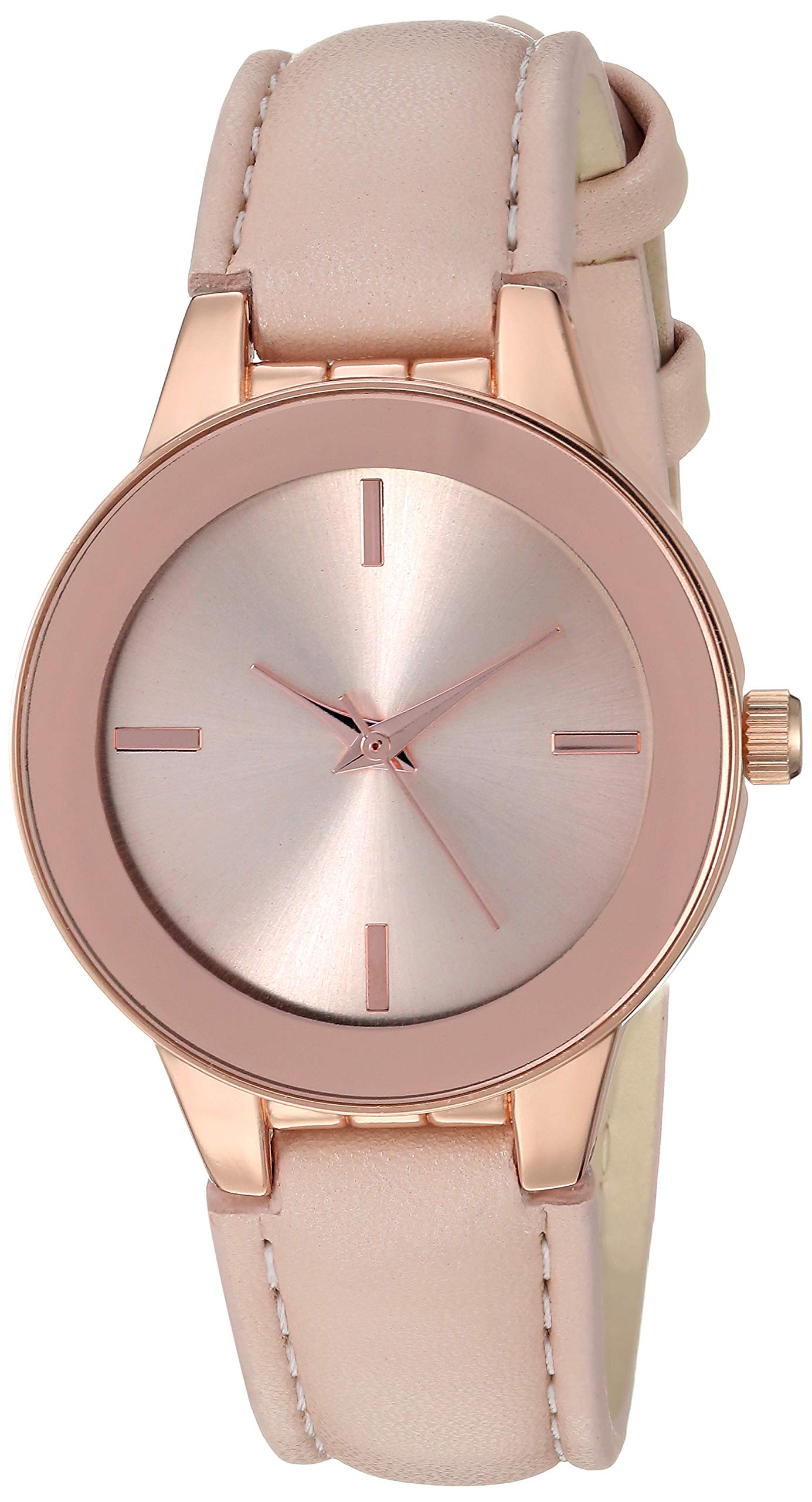 Women\'s Grey/Gold Tone Buckle Closure Faux Leather Strap Crystal Lens Watch ✨️⌚️Nine West Watch ⌚️✨️ About this item  main image 4