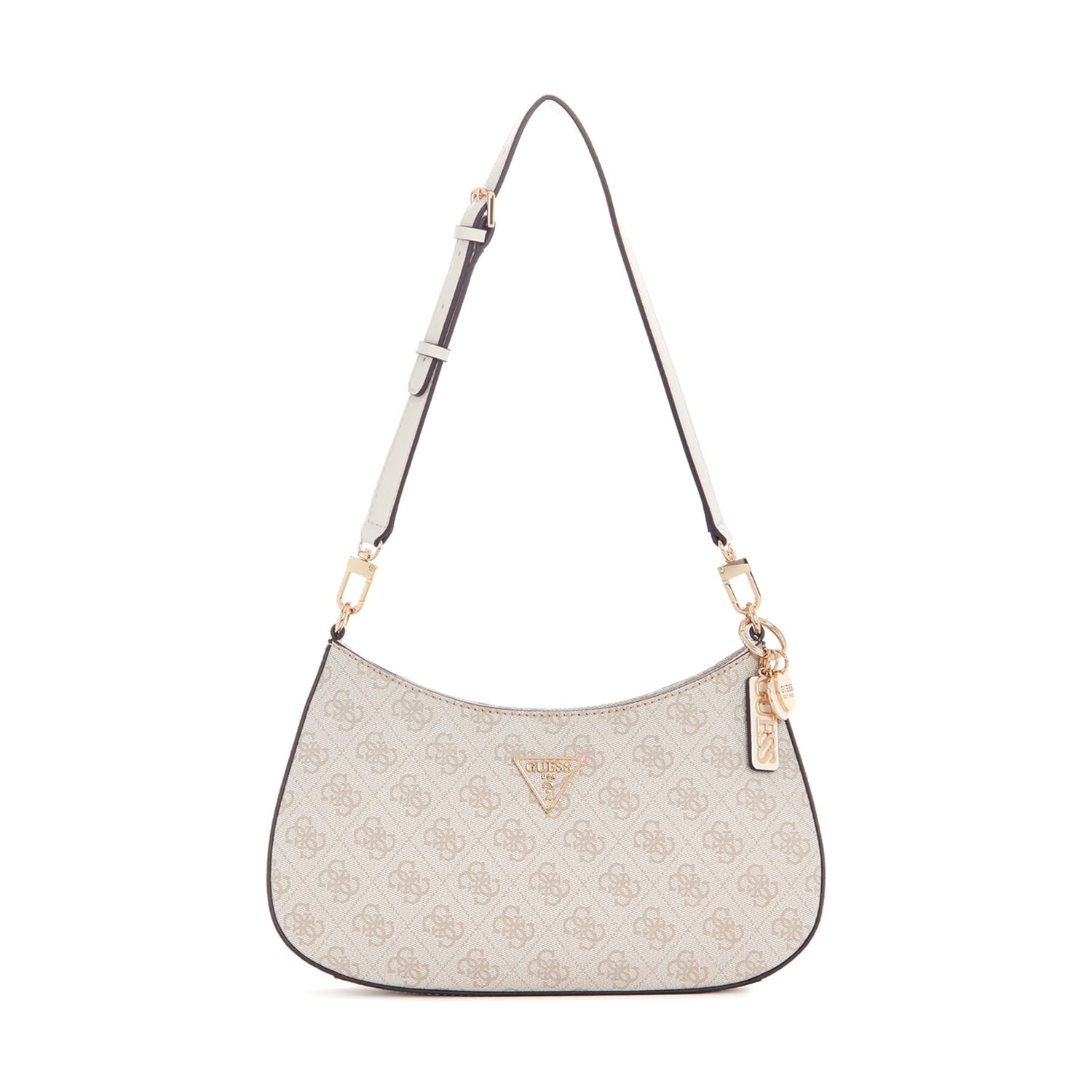 GUESS - Brandclub - GUESS EDA Flap Shoulder Bag, Burgundy