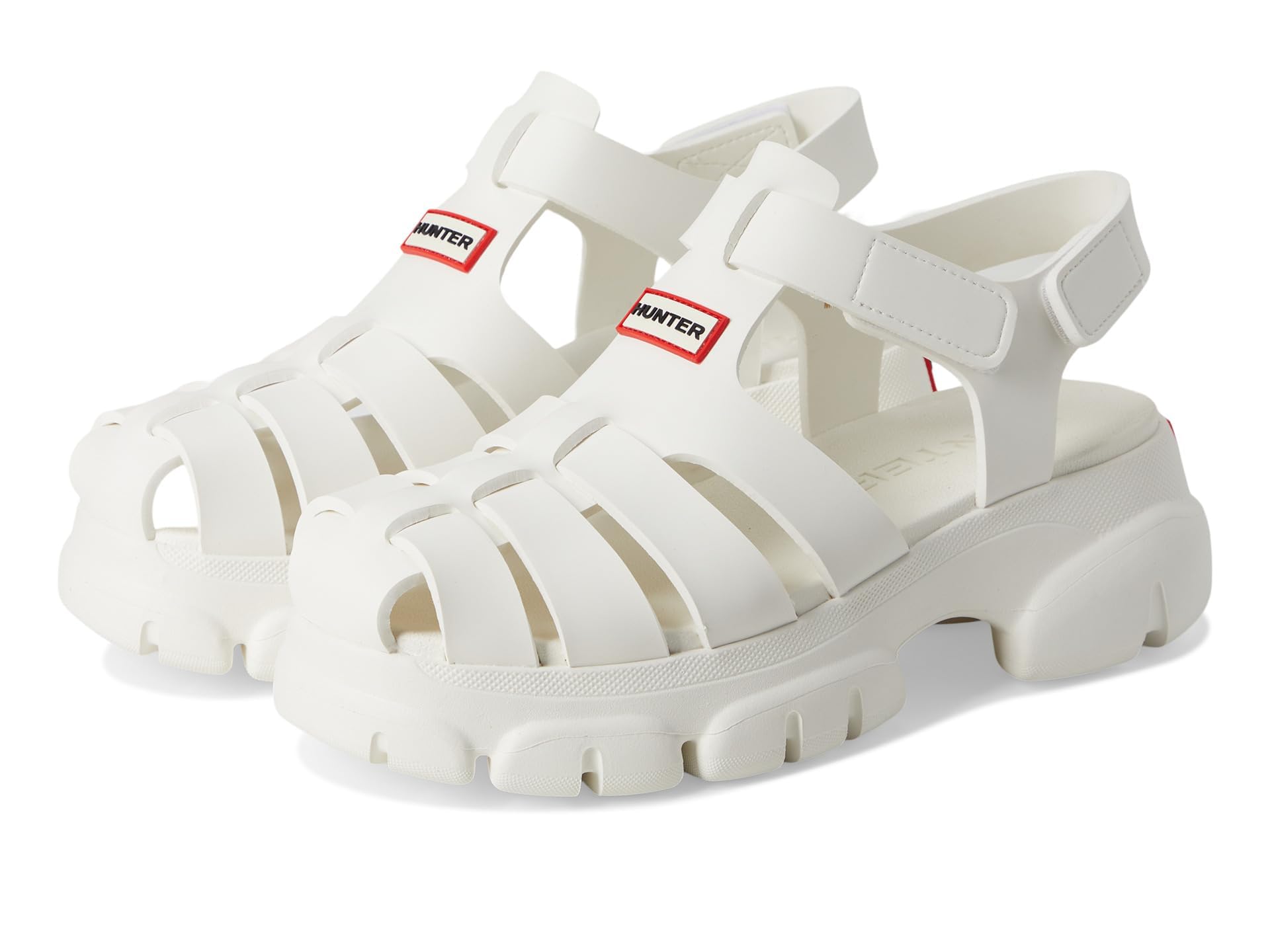 【HUNTER】LIGHT ALGAE FOAM WEBBING PLATFORM SANDAL【未入荷】 헌터코리아 - Women's Light Algae Foam Buckle Platform Sandal