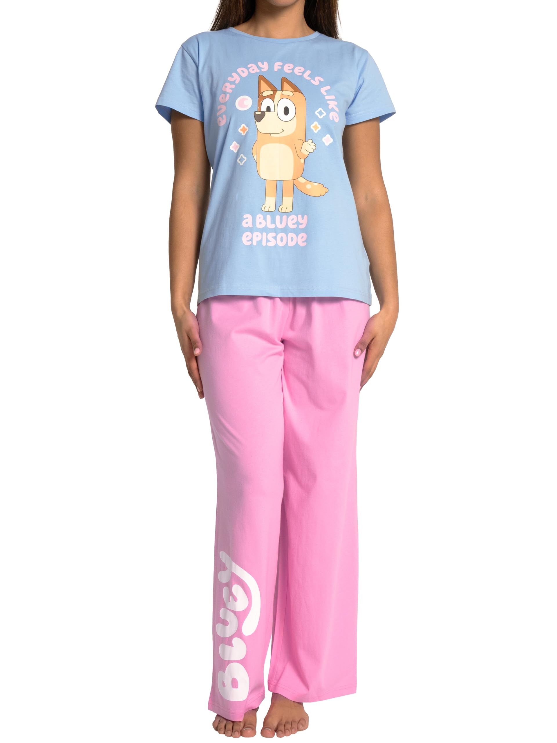 Women's Bamboo Pajama Set - Short Sleeve Top & Shorts Summer Sleepwear, S-XXL