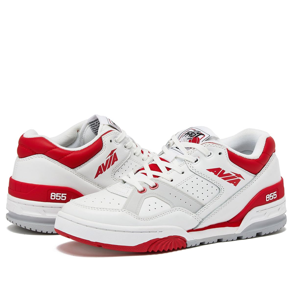 復刻　AVIA 855 白　ローカット Avia Legacy 855 | Mens Low Top Retro Shoes | Basketball