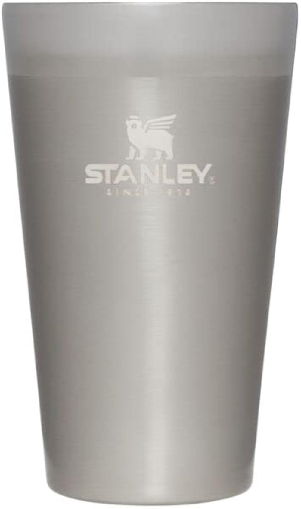 Stanley Stay-Chill 16 Oz Stainless Steel Beer Pint - Wide Mouth Lid, Built-in Bottle Opener, Lilac Gloss