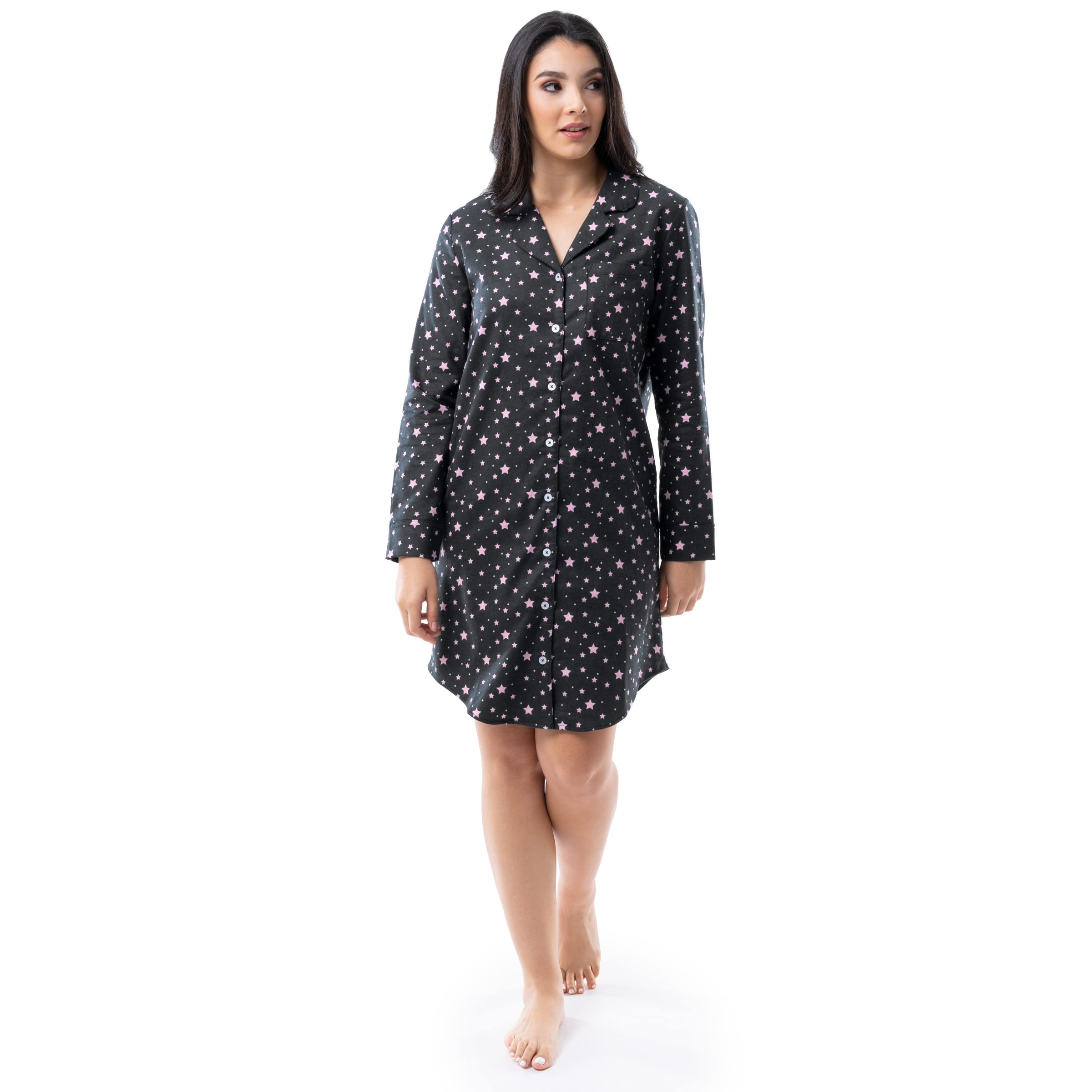 Fruit Of The Loom Damen Nachthemd – Superweich & Atmungsaktiv, Kurzärmlig, Etikettenfrei, In Standard- & Übergrößen