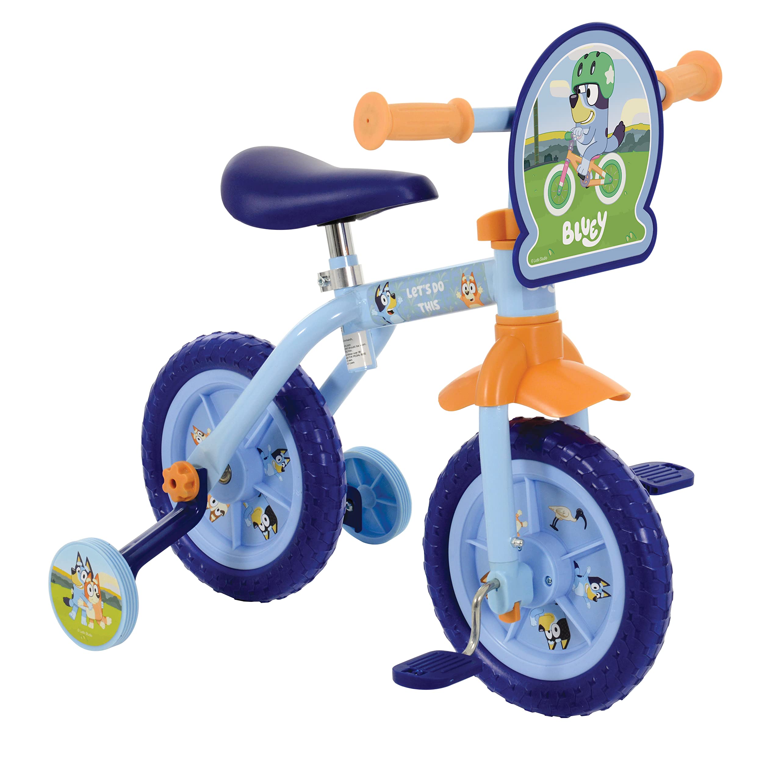 BlueY - Brandclub - Fly Wheel Bluey Junior Cruiser Tricycle with