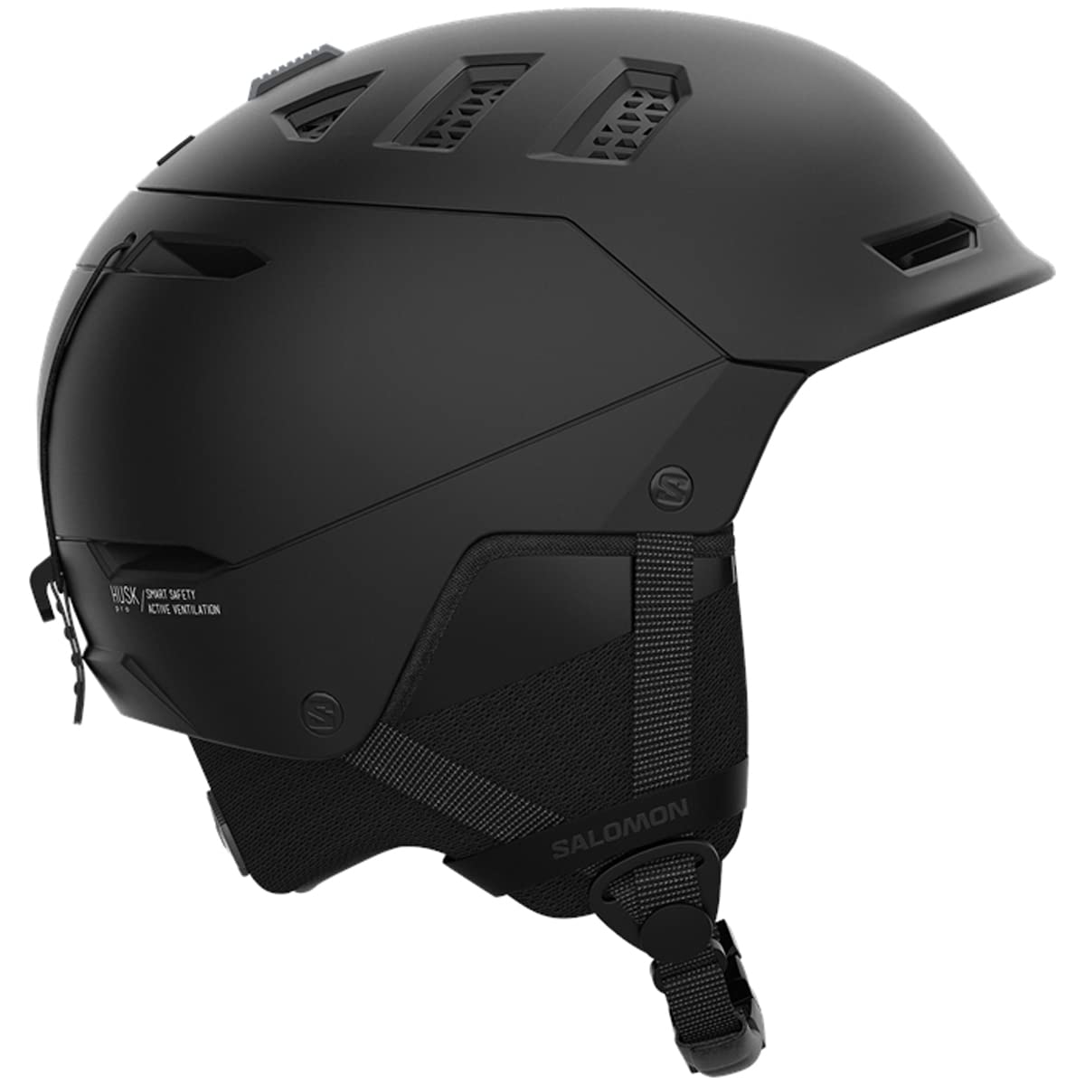 Salomon JB JR Black Matt ヘルメット M Salomon - Brandclub - Salomon Junior Jib Ski Helmet (Black