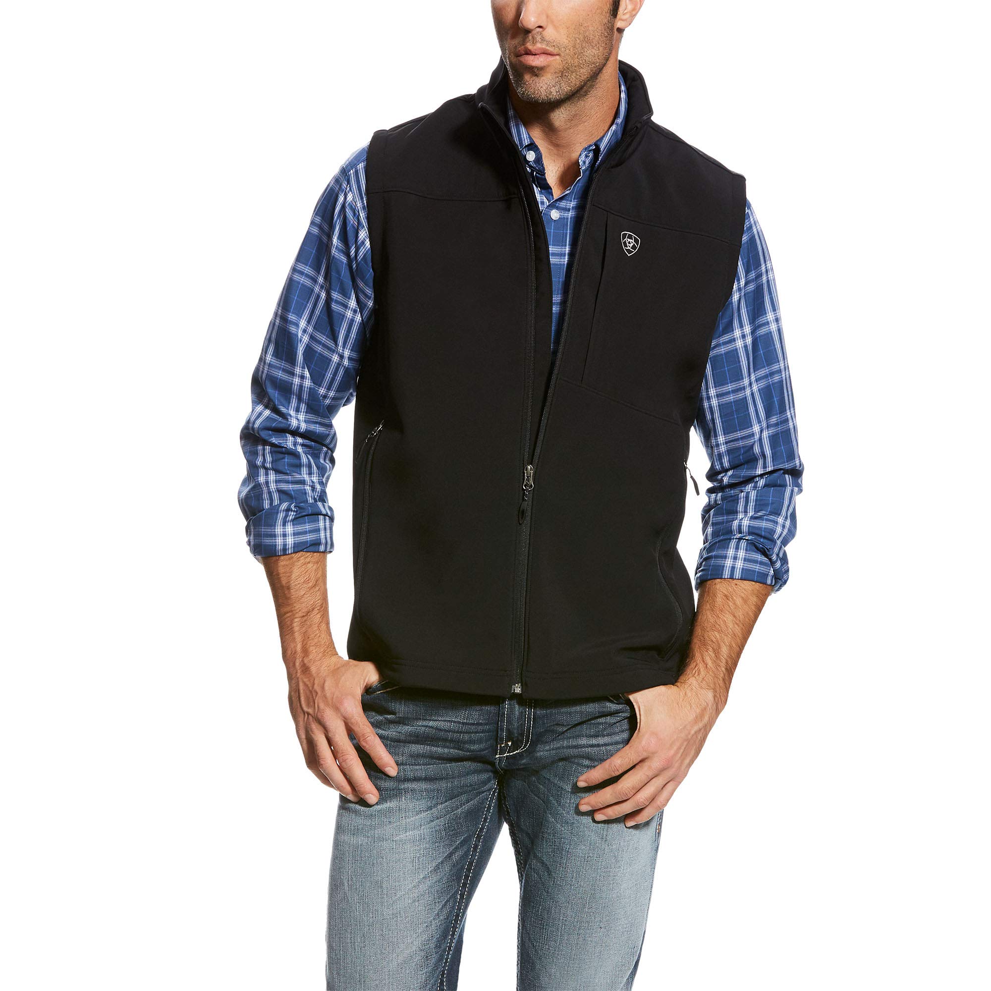 Ariat Men's Quilted Insulated Flannel Shirt Jacket - Lightweight, Snap Pockets, For Layering & Outdoor Wear