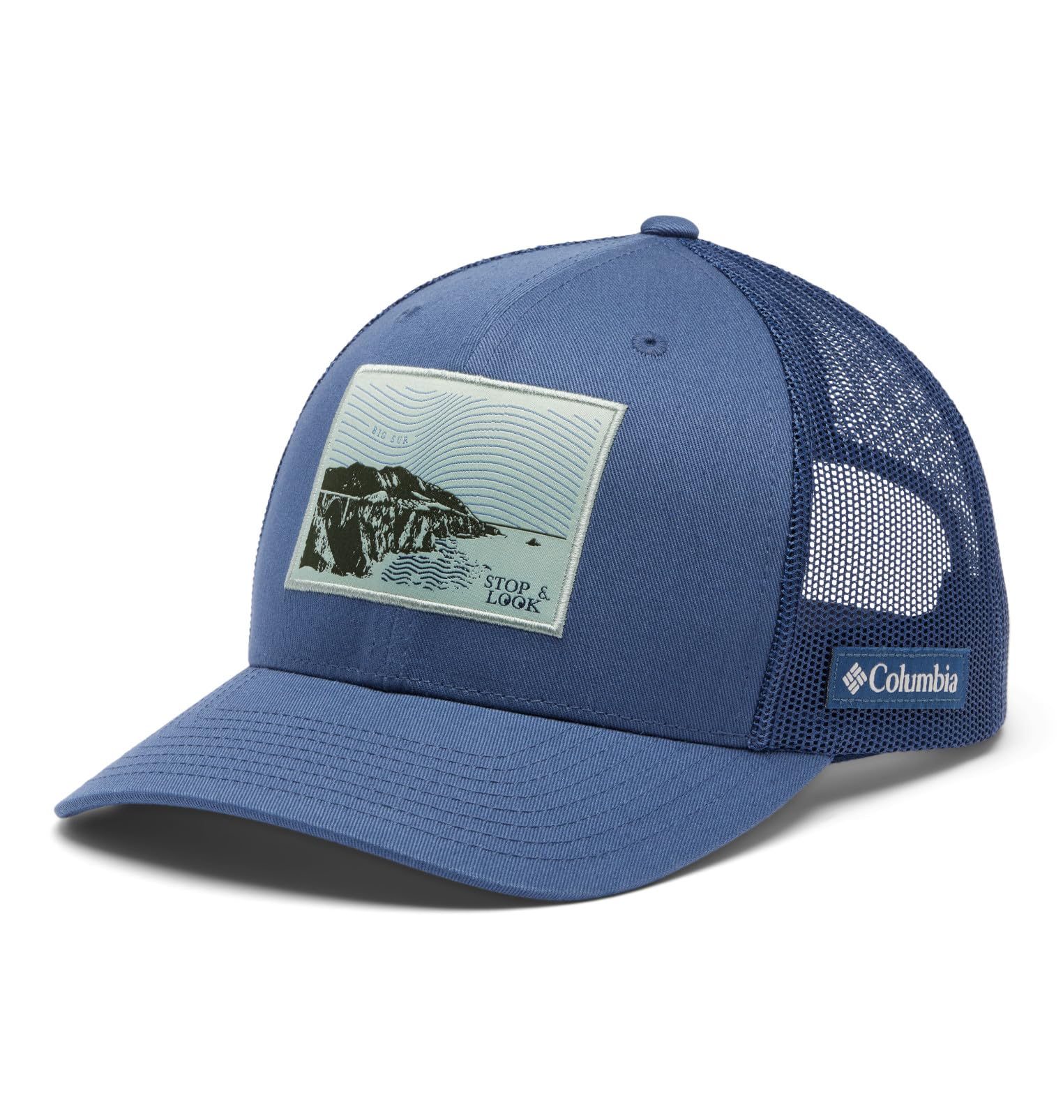 Columbia Unisex PHG Patch Mesh Snapback Hat - High Crown, Breathable Mesh Back, Adjustable Fit - View #8