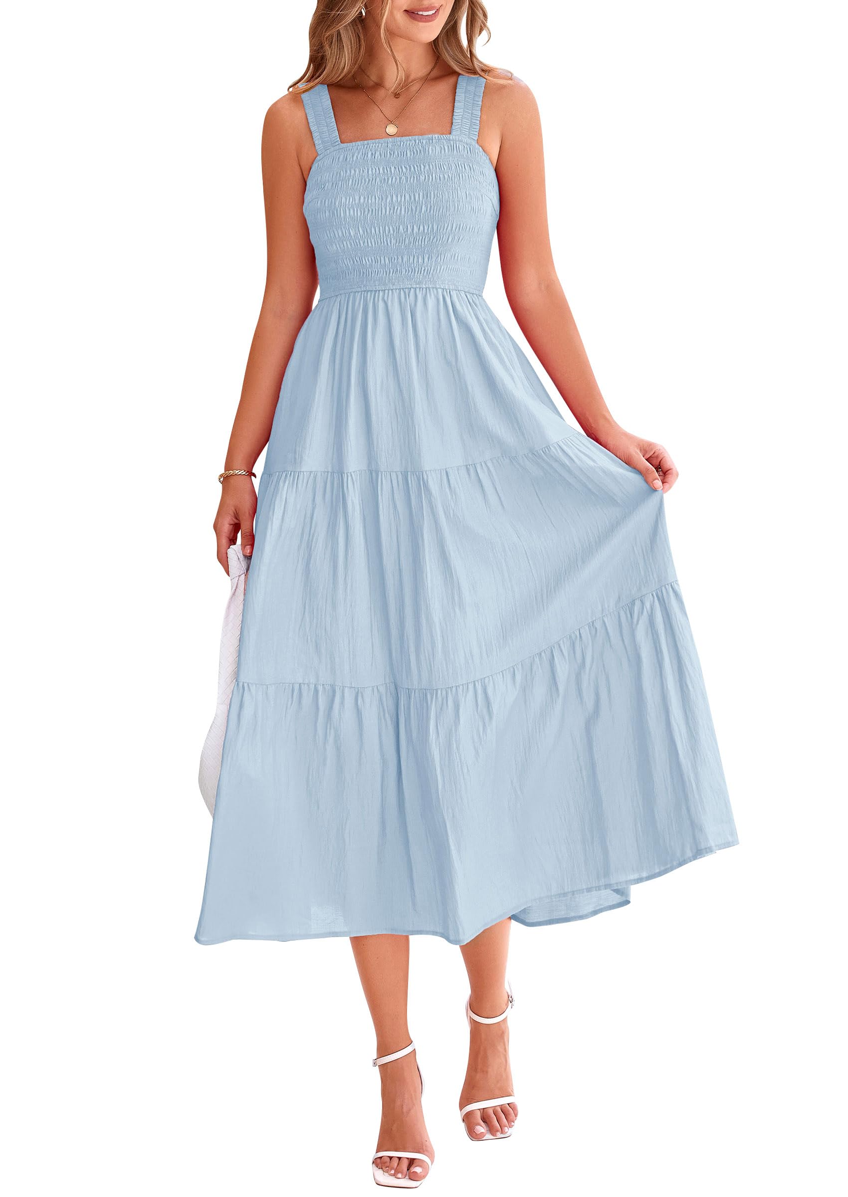 【BAON】25SS★ [BAONHAUS] Havet Dot Shirring Layered Midi OP Recent Updates