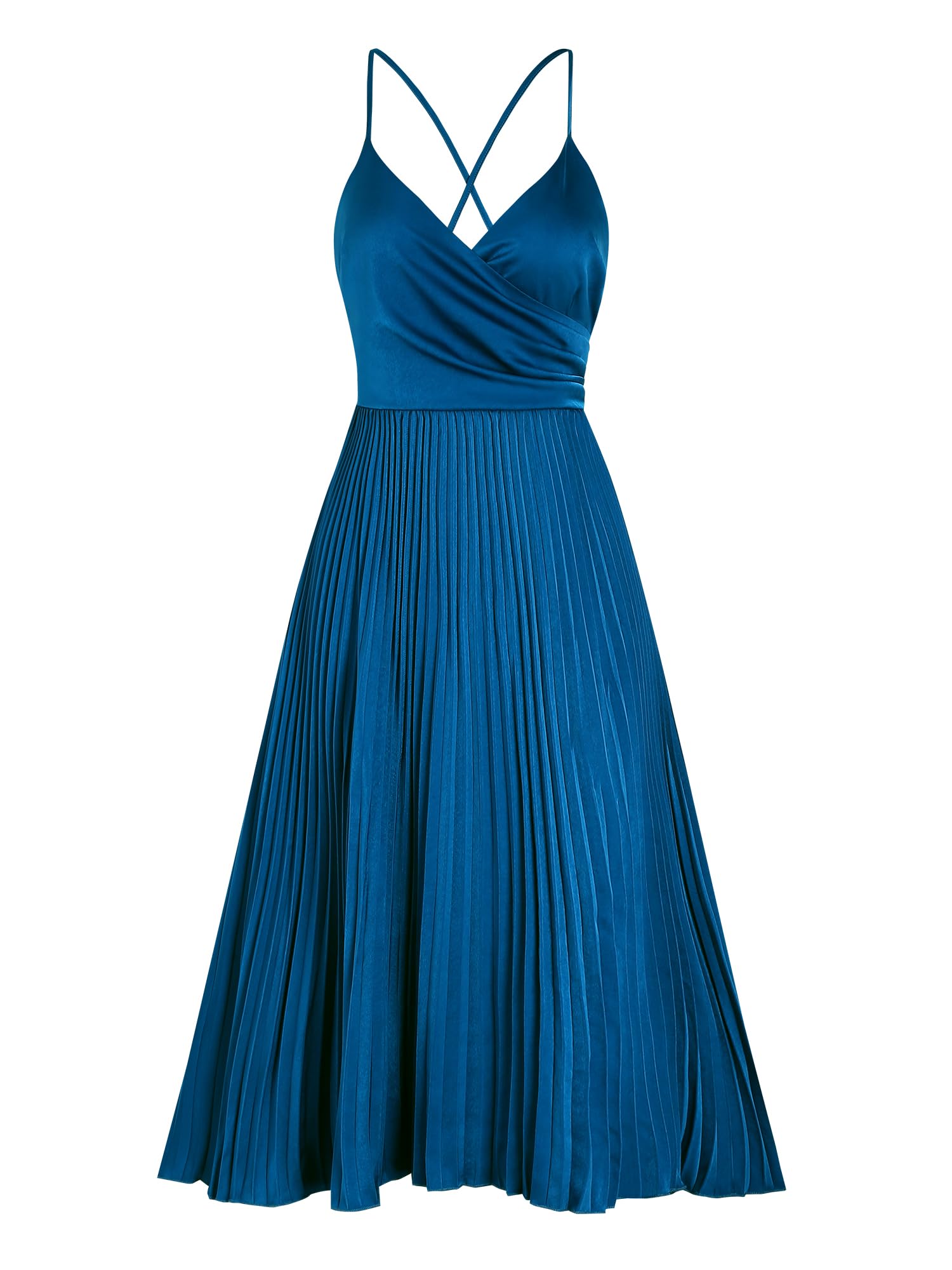 Semi ZAFUL Women's Satin Tube Dress Backless Bodycon Mini For