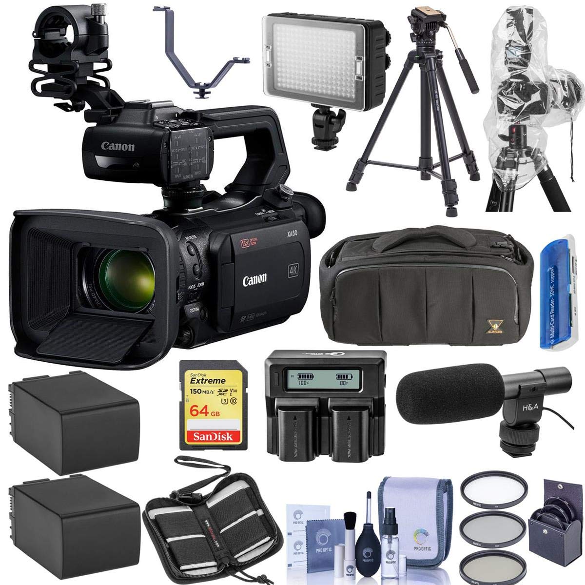 Canon VIXIA HF R800 Camcorder (Black) SanDisk 64GB...