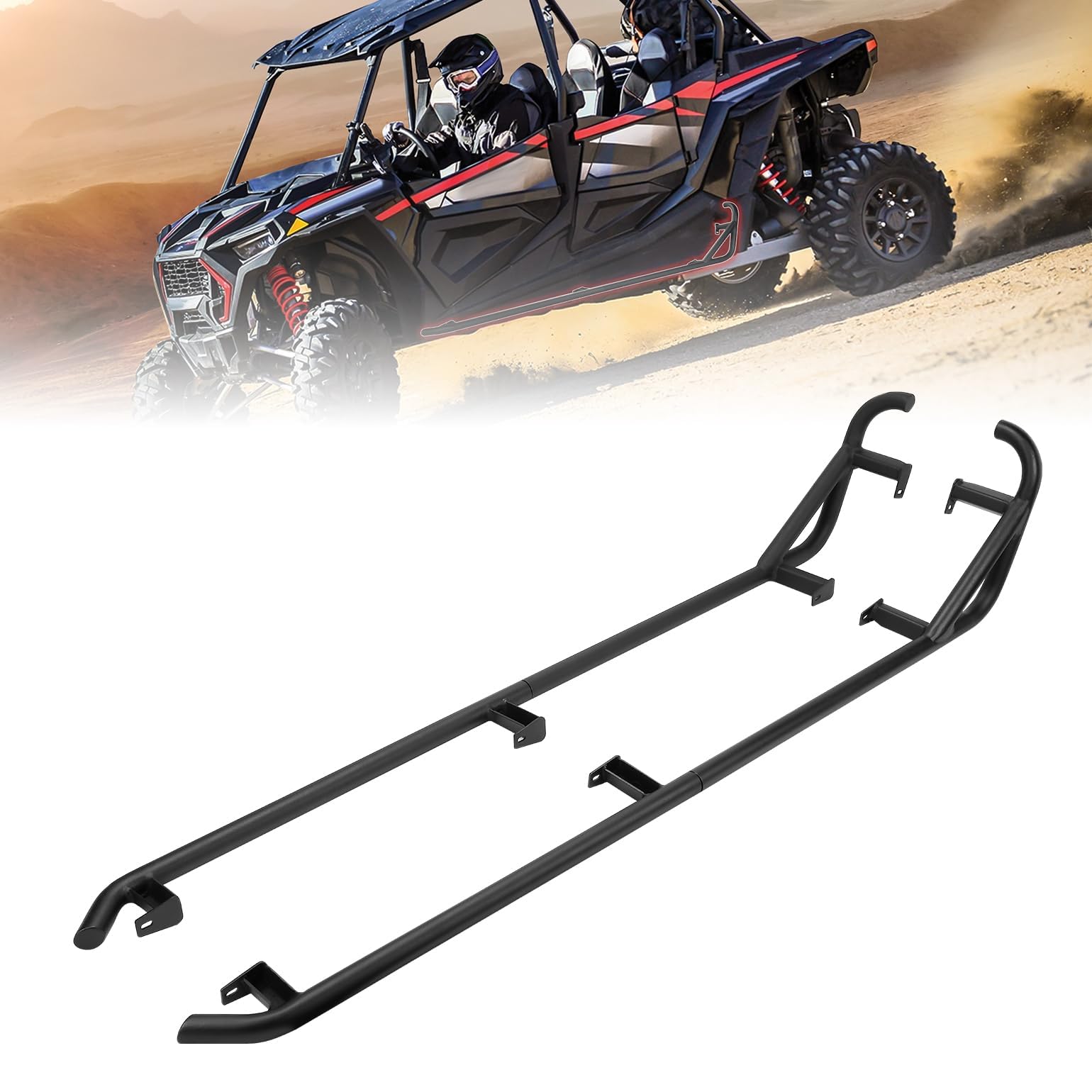 Side Nerf Bar Rock Sliders Compatible With Can Am Maverick X3 Turbo R 2017 2025 2 Doors Tree Kickers Replace 715003438 715002963 Brush Guard Protector Powder