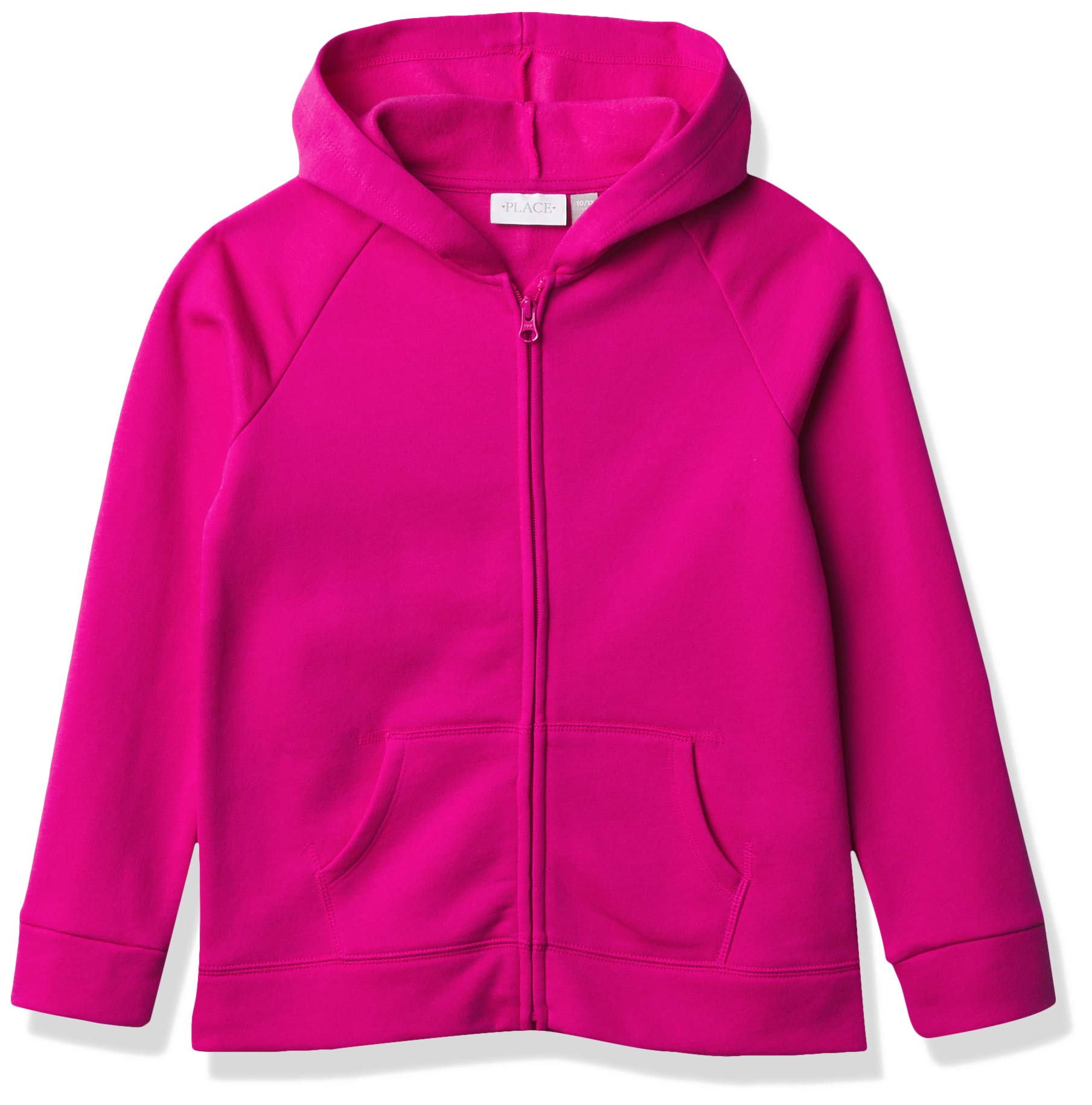The Children's Place - Brandclub - The Children's Place Girls' Uniform  Fleece Zip Up Hoodie Aurora Pink S (5/6)