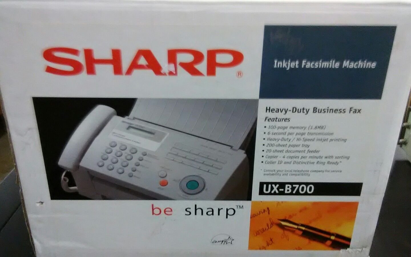 Sharp UX-355L Strapazierfähiges Normalpapier Faksimile Gerät