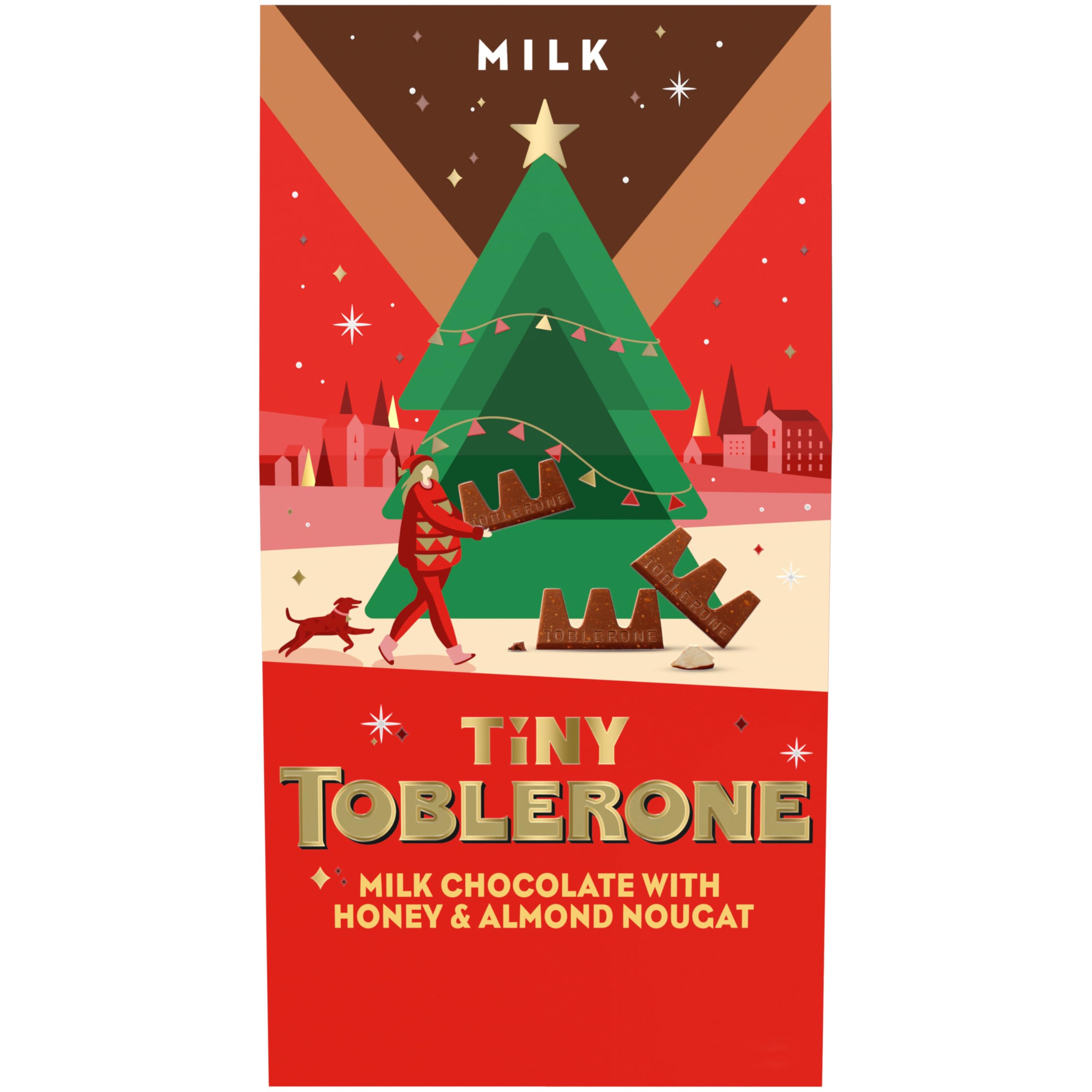 Toblerone Swiss Milk Chocolate With Honey & Almond Nougat, Family Pack - View #8