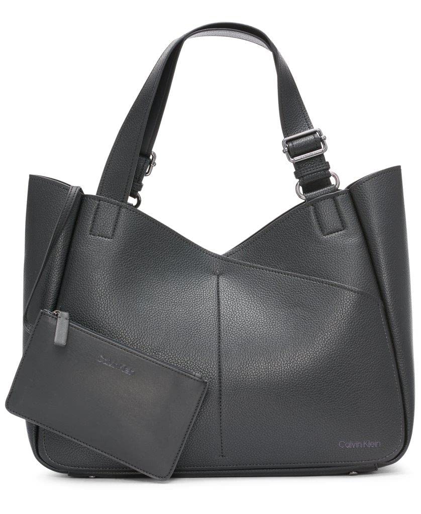 【 】Gabrianna Bubble Lamb North/South トート Calvin Klein Gabrianna Bubble Lamb North/South Key Item Tote