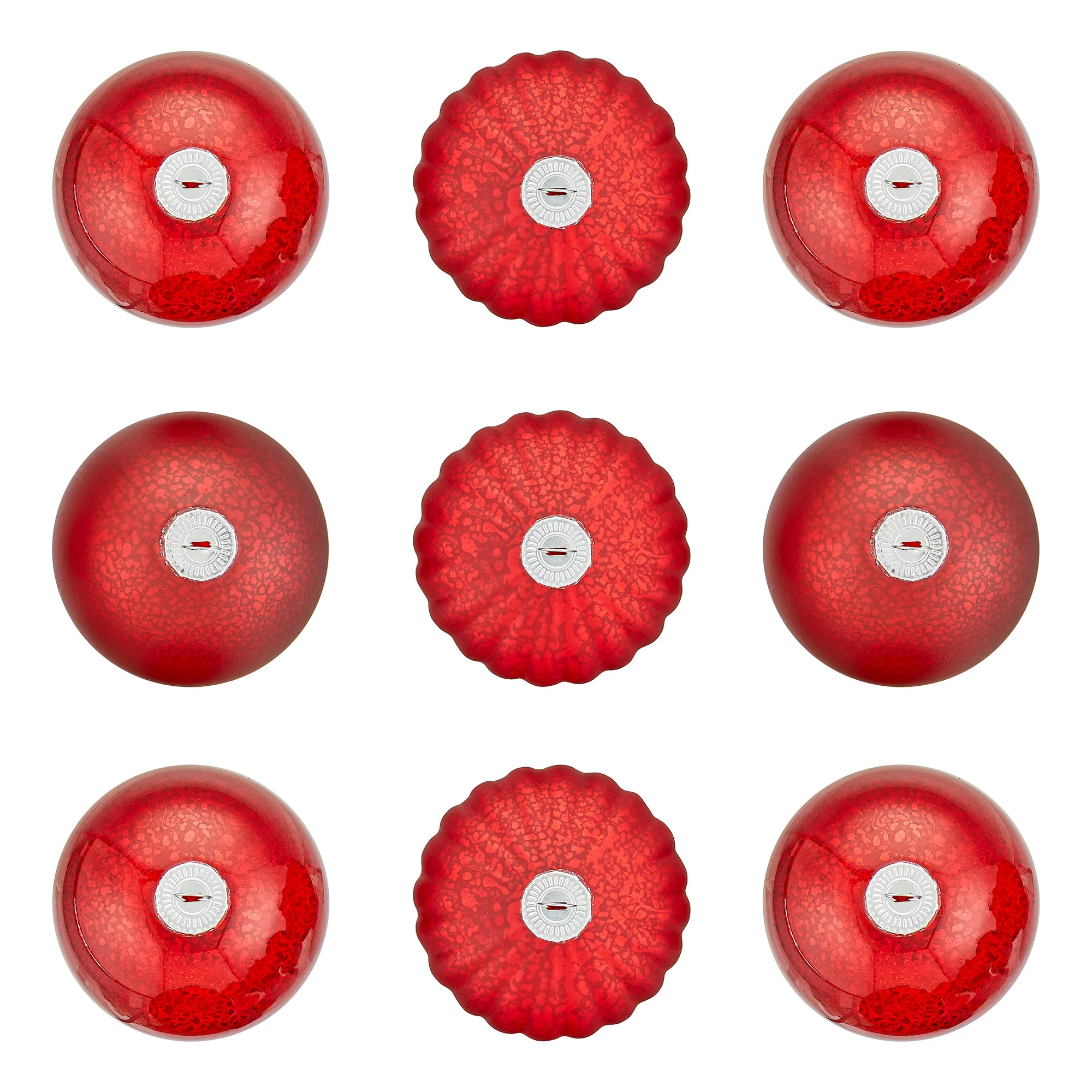 Holiday Time - Brandclub - Red Shatterproof Christmas Ornaments