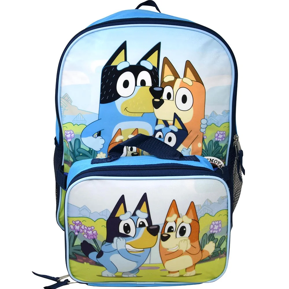 Bluey Lunch Bag Set For Kids – Insulated Lunch Box With Water Bottle, Stickers & More | Official Bluey School Supplies - View #10
