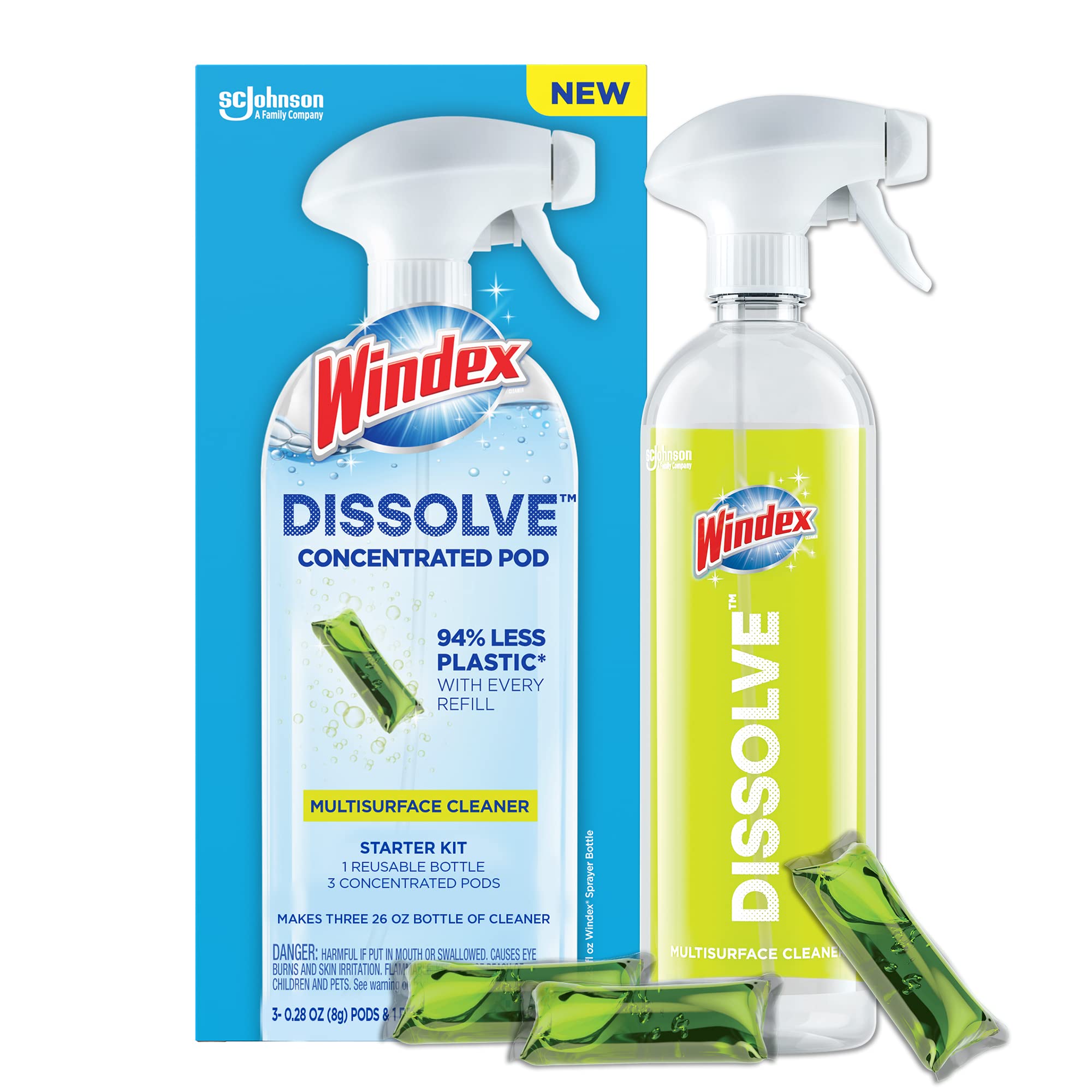 Windex - Brandclub - Windex Disinfectant Cleaner Multi-Surface, 2 ct.