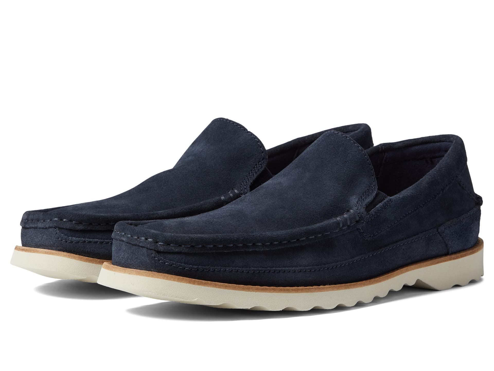 Clarks CourtLite DBT Navy Suede 8 D (M)　並行輸入品