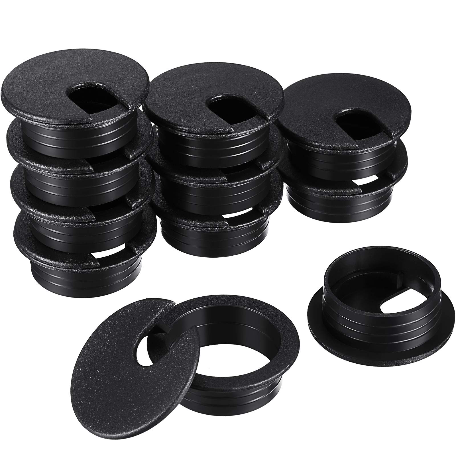 Glarks 61Pcs Firewall Rubber Grommets 7 Size Double Sided