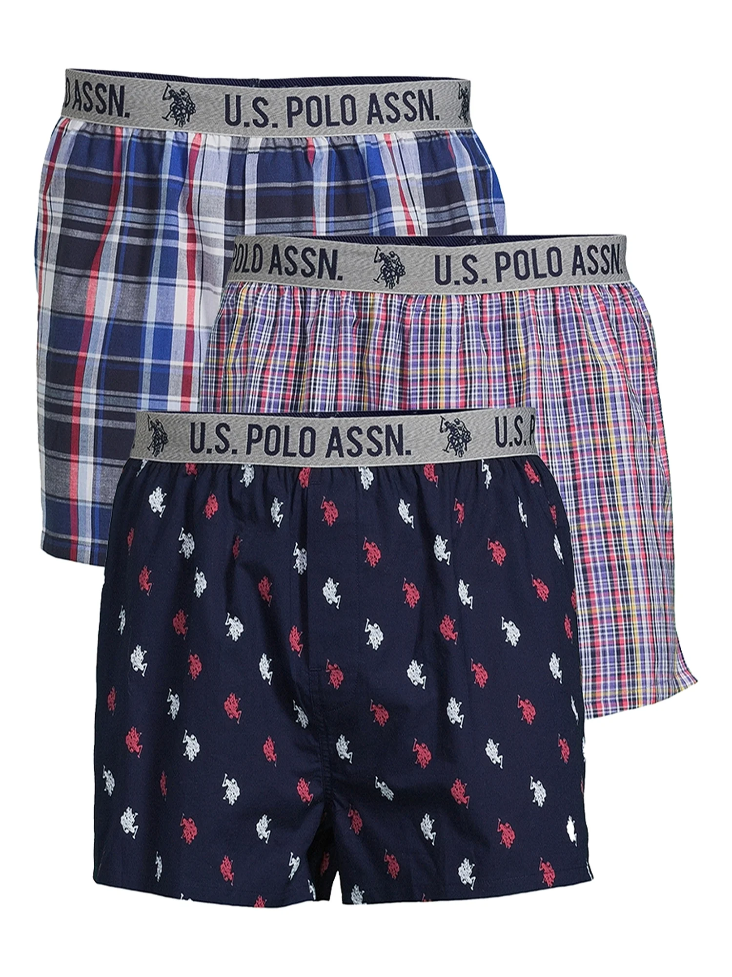 トップス UCANTBELIKEME UVC POLO X DISARK BOXER U.S. Polo Assn. Mens Boxer Briefs - 10 Pack Moisture Wicking
