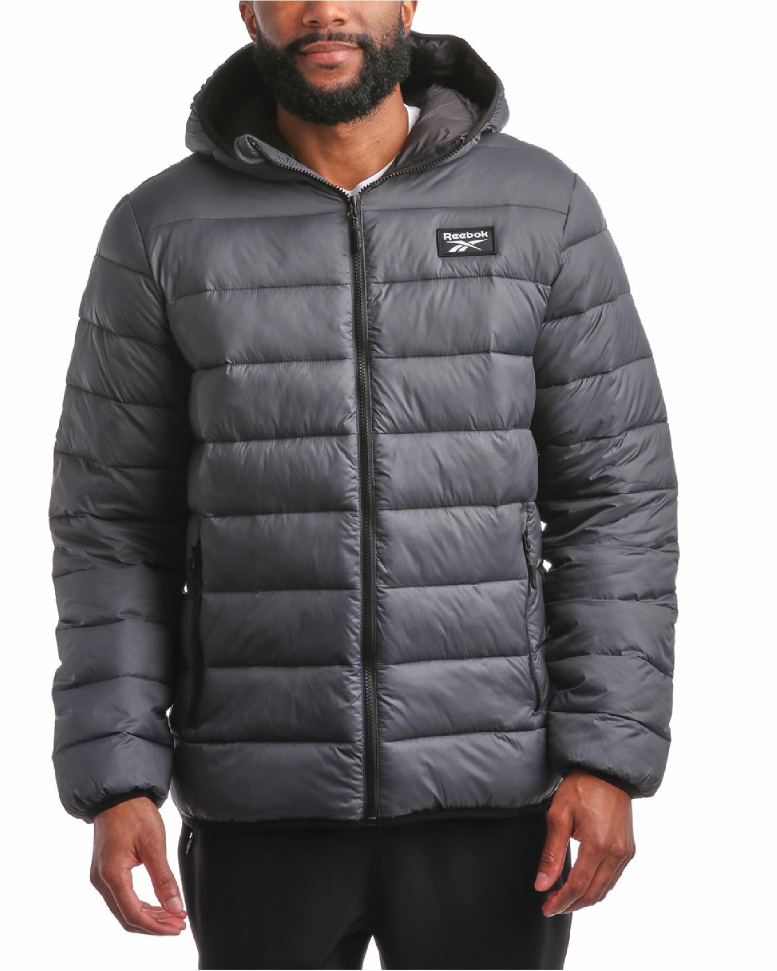 Reebok - Brandclub - Reebok Men's Hooded Puffer Jacket, Up