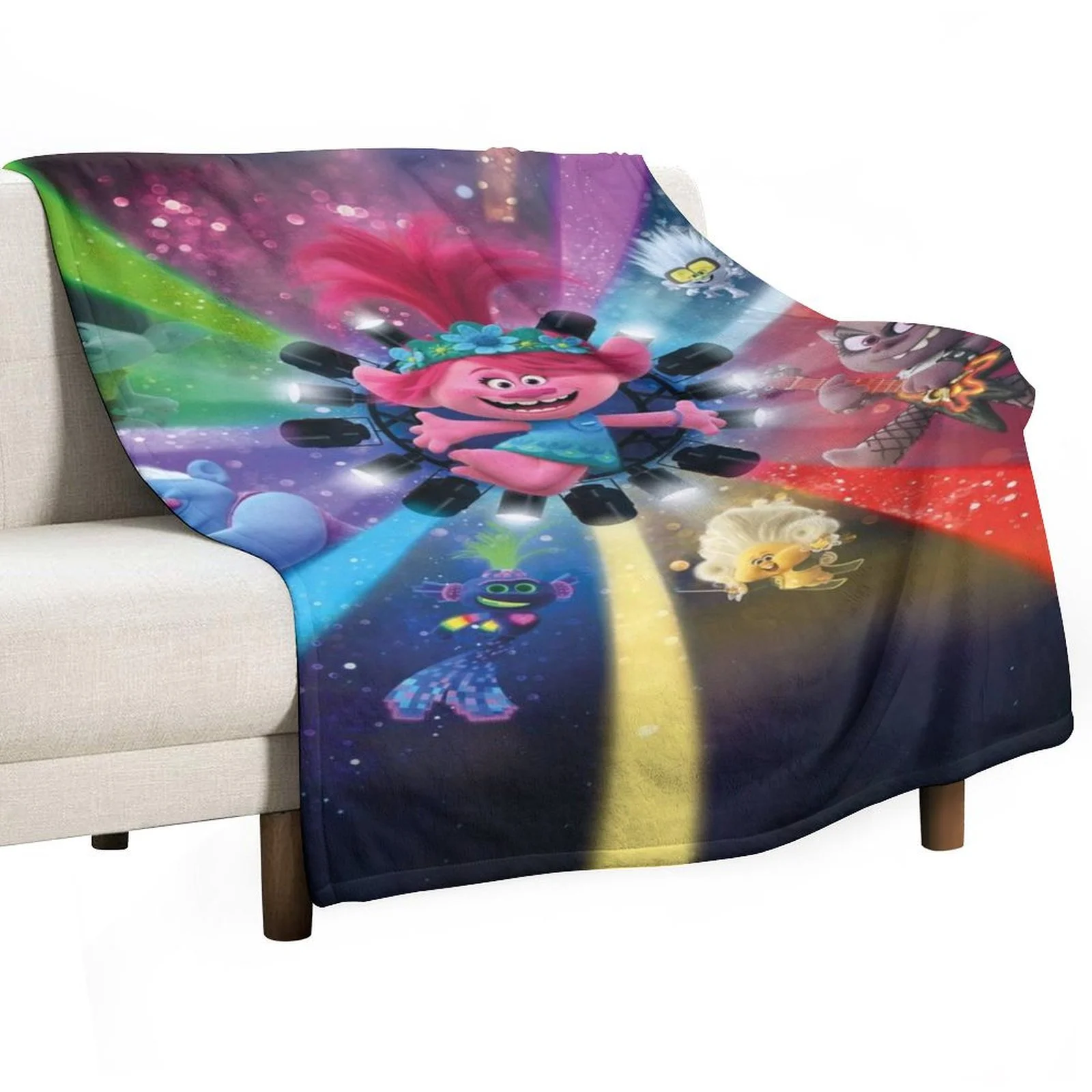 Trolls - Brandclub - Trolls Blanket, Kids Bedding, Super Soft