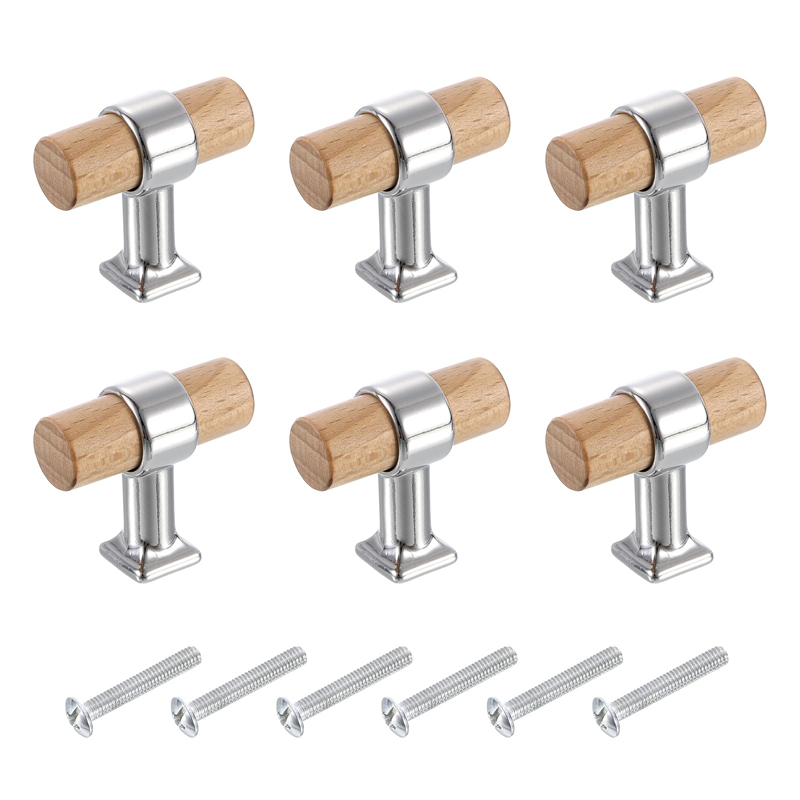 Uxcell 10pcs Lever Adjustable Handles M6 X 20mm Metric Male