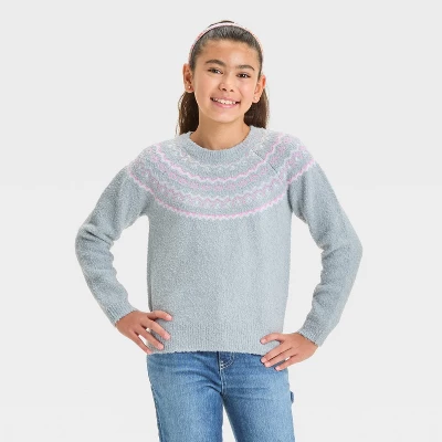 トップス TheThreeRobbers FRENCH WARMTH SWEATER Cat & Jack - Brandclub - Girls' French Terry 'Icons&