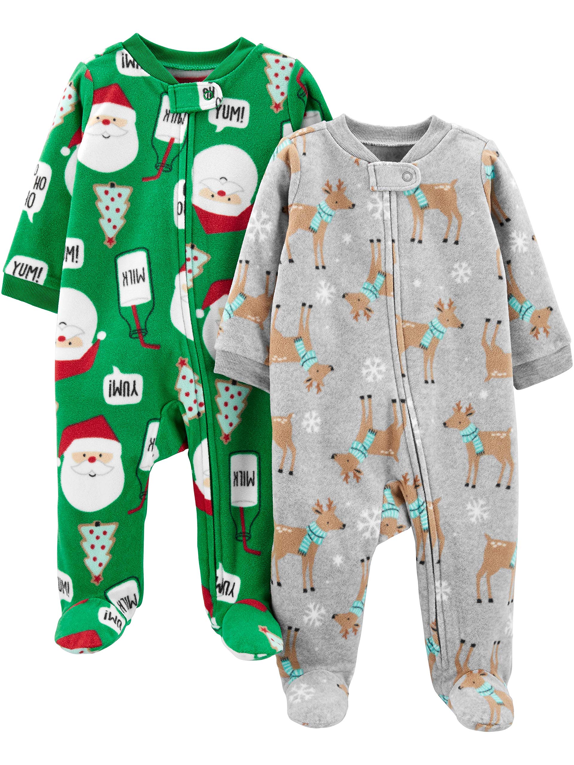 Simple Joys Carters Fleece Pajamas Months Girl Onesies 0-3 Months Carters  Baby Boy Clothes Simple Joys By