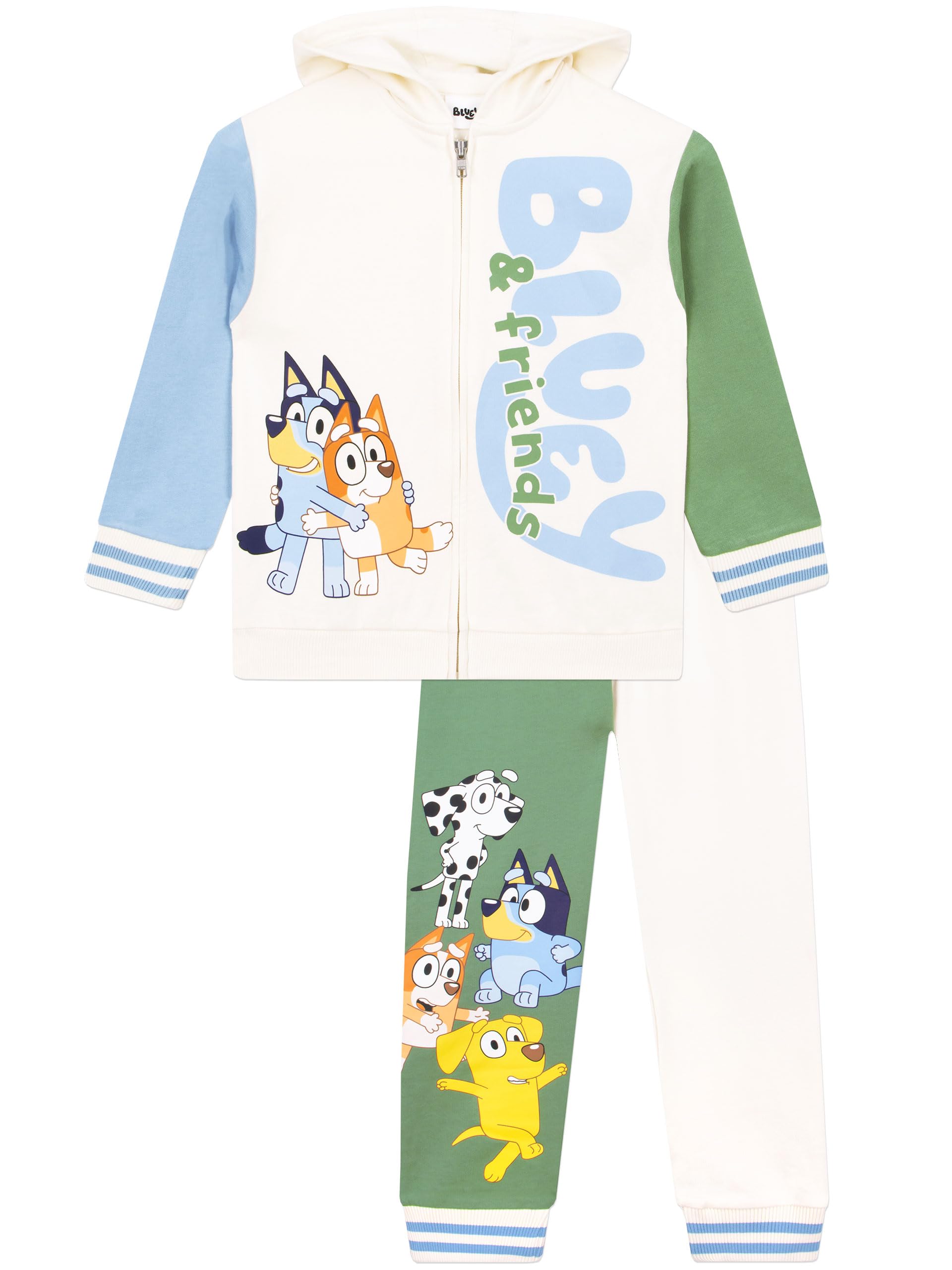 Bluey Fleece Sweatshirt And Jogger Pants Outfit Set Infant To