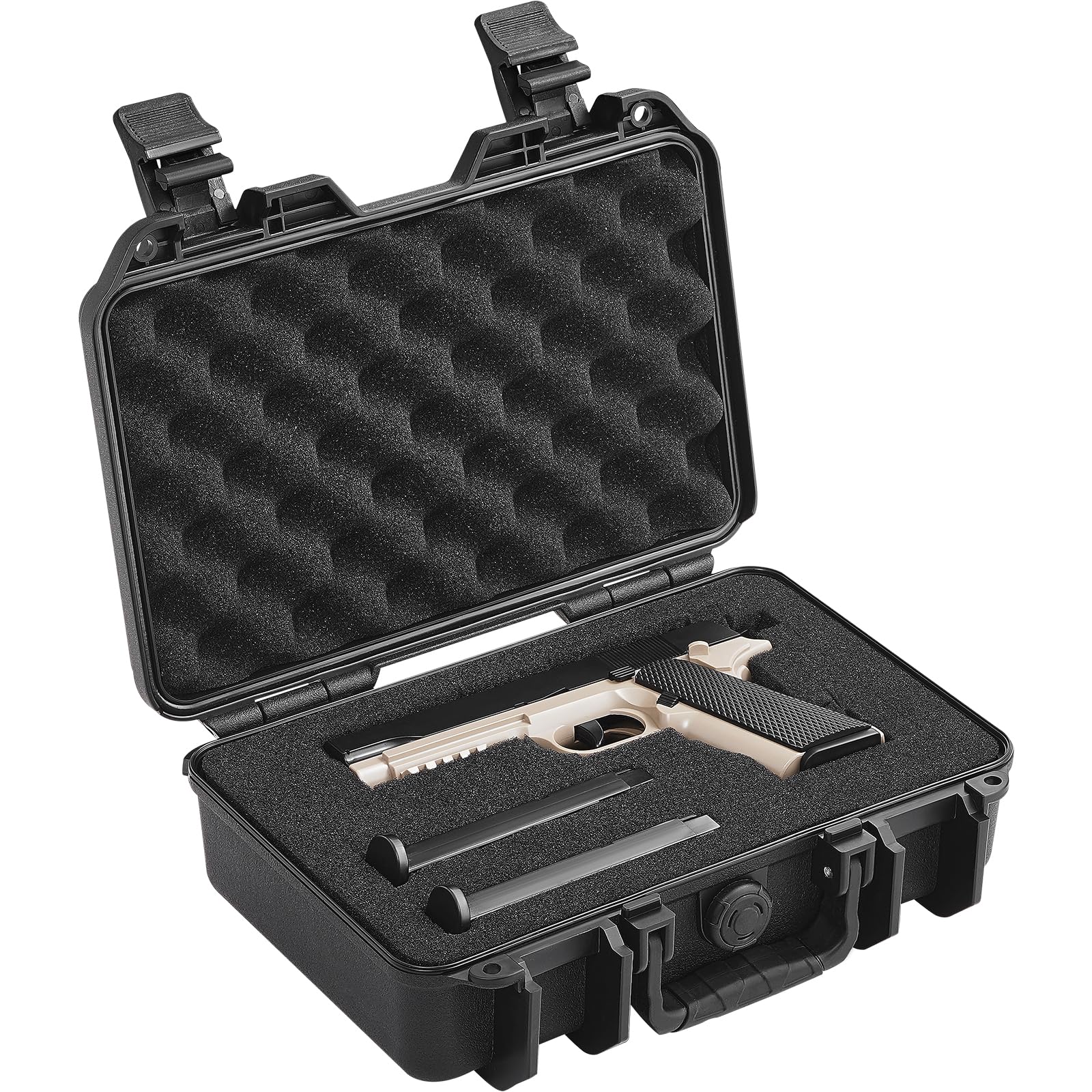 Firearm Carrying Case Alephnull Soft Rifle Backpack - 46 Inch Waterproof Nylon Case With 6 Compartments Firearm Transport Bag
