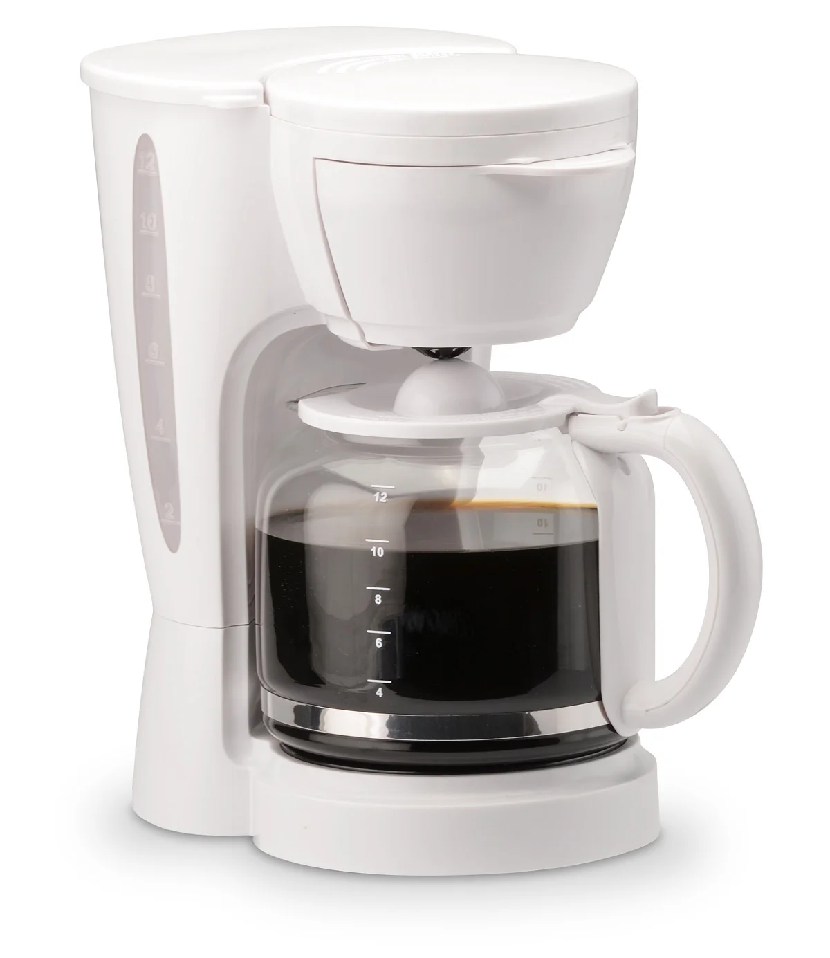 Mainstays 12-Cup Drip Coffee Maker - White, With Removable Filter Basket (Free Shipping)