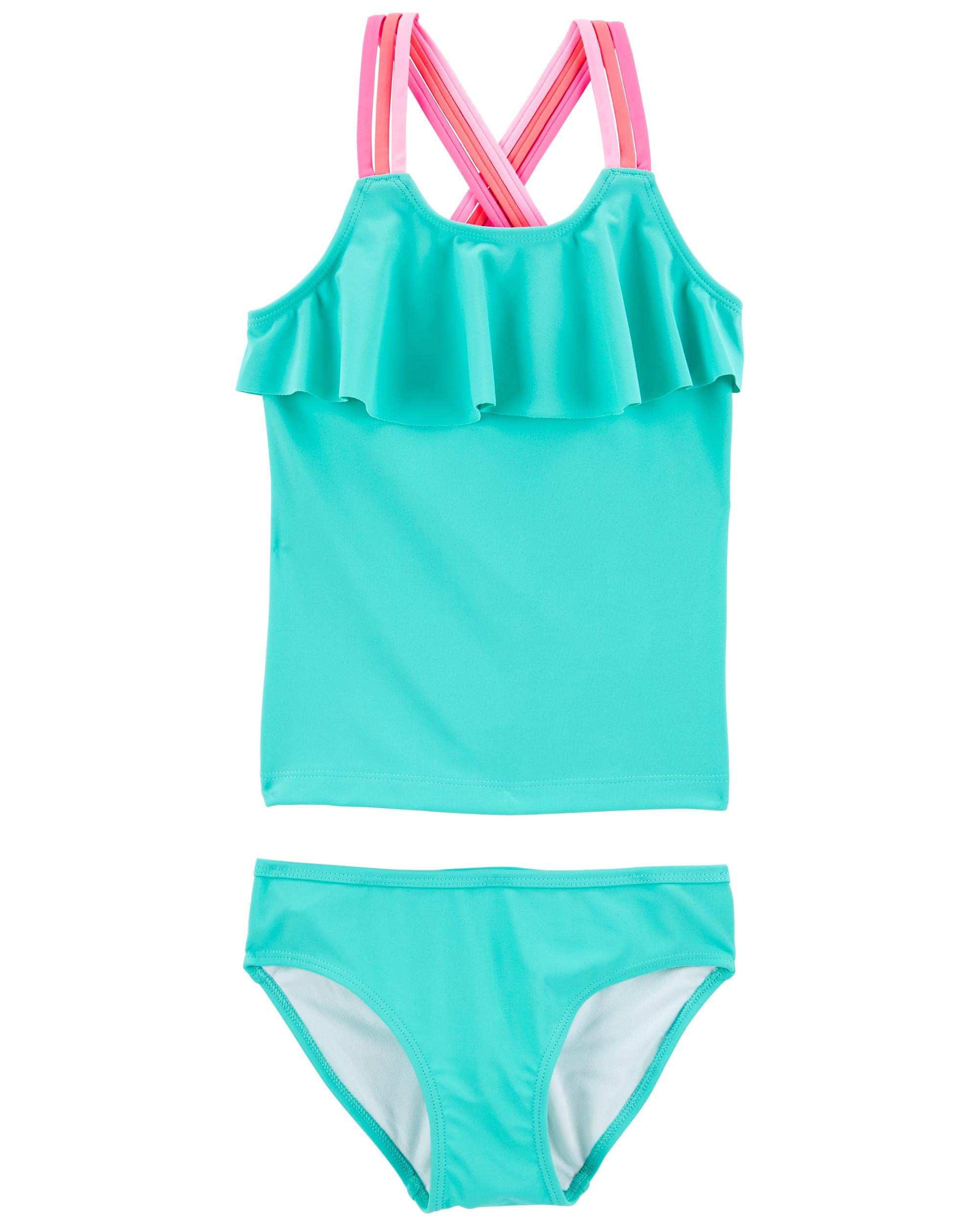 Carter's Baby Girls 2-Piece Swimsuit Set - Cute & Comfortable Swimwear For Infants & Toddlers