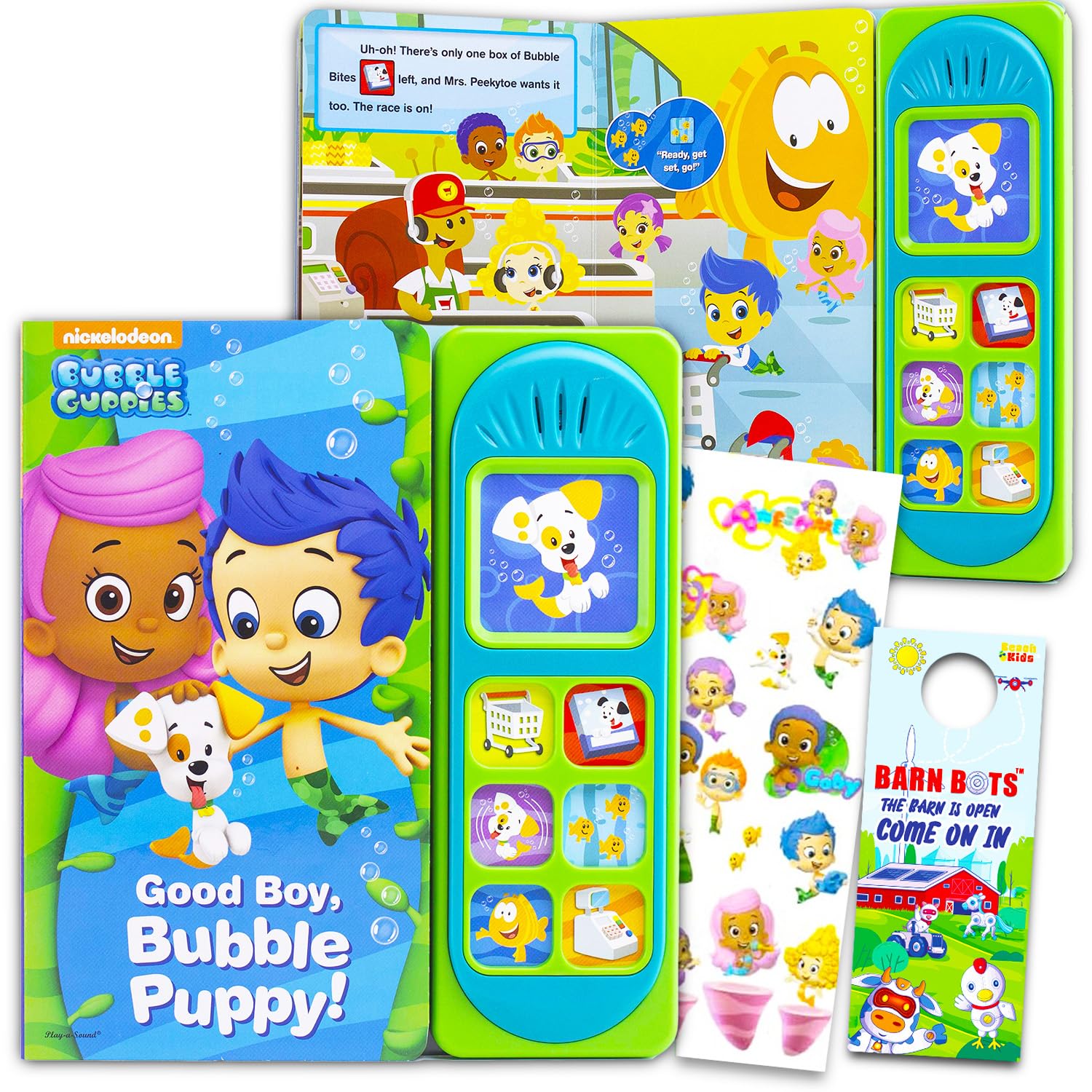 Nickelodeon - Brandclub - Bubble Guppies Sound Book for Toddlers