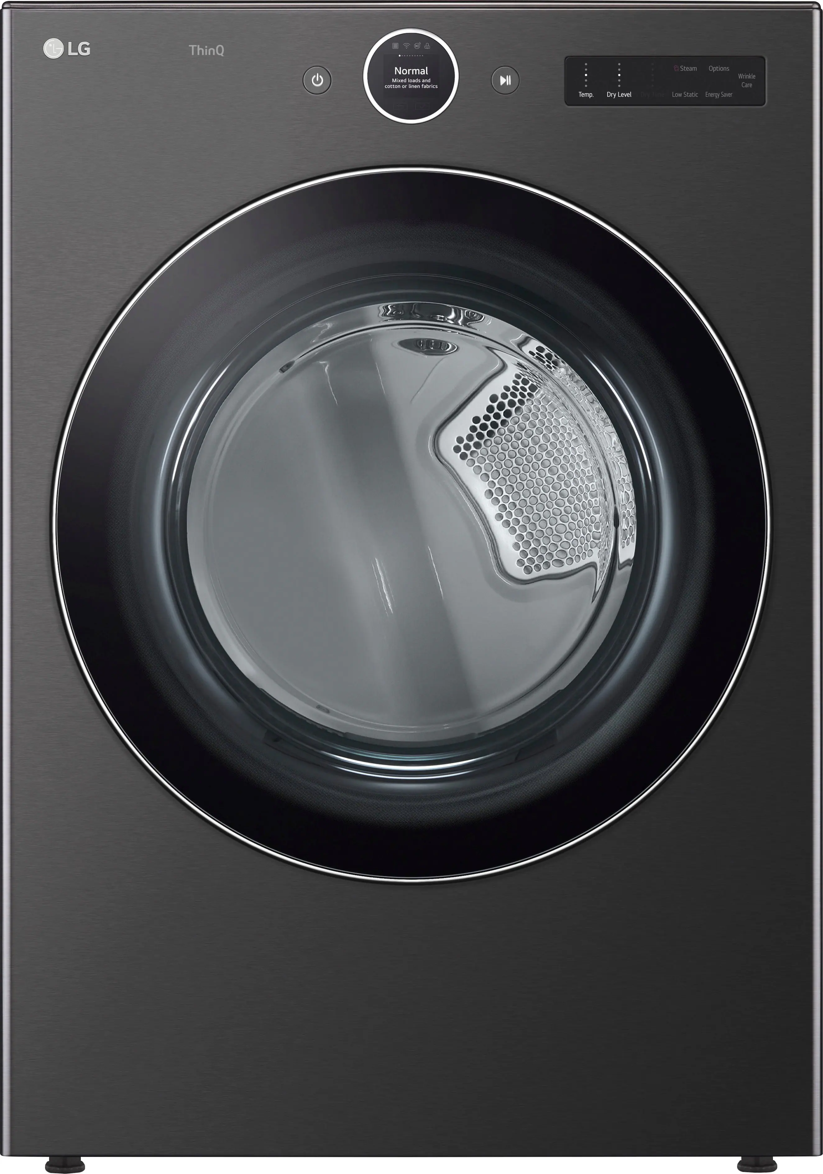 LG - Brandclub - LG - 7.4 Cu. Ft. Stackable Smart Electric Dryer