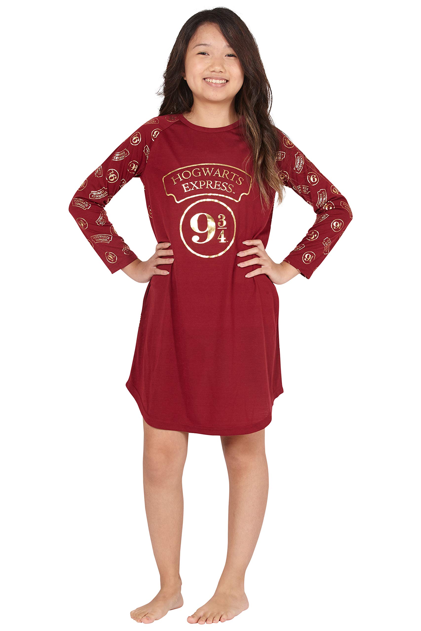 Pigiama Harry Potter Hermione Stile Chibi - Camicia Da Notte Con Stelline Brillanti - Foto 2