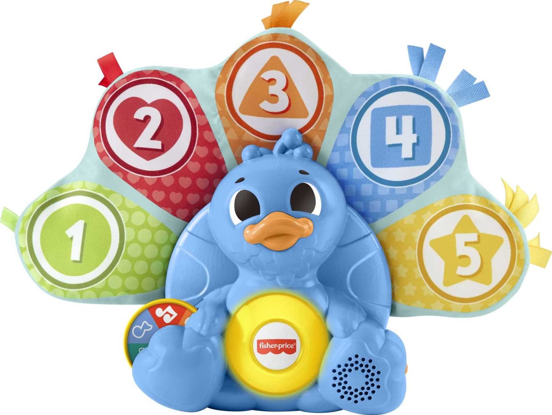 Fisher-Price Linkimals 1-20 Count & Quiz Whale, Interactive Musical
