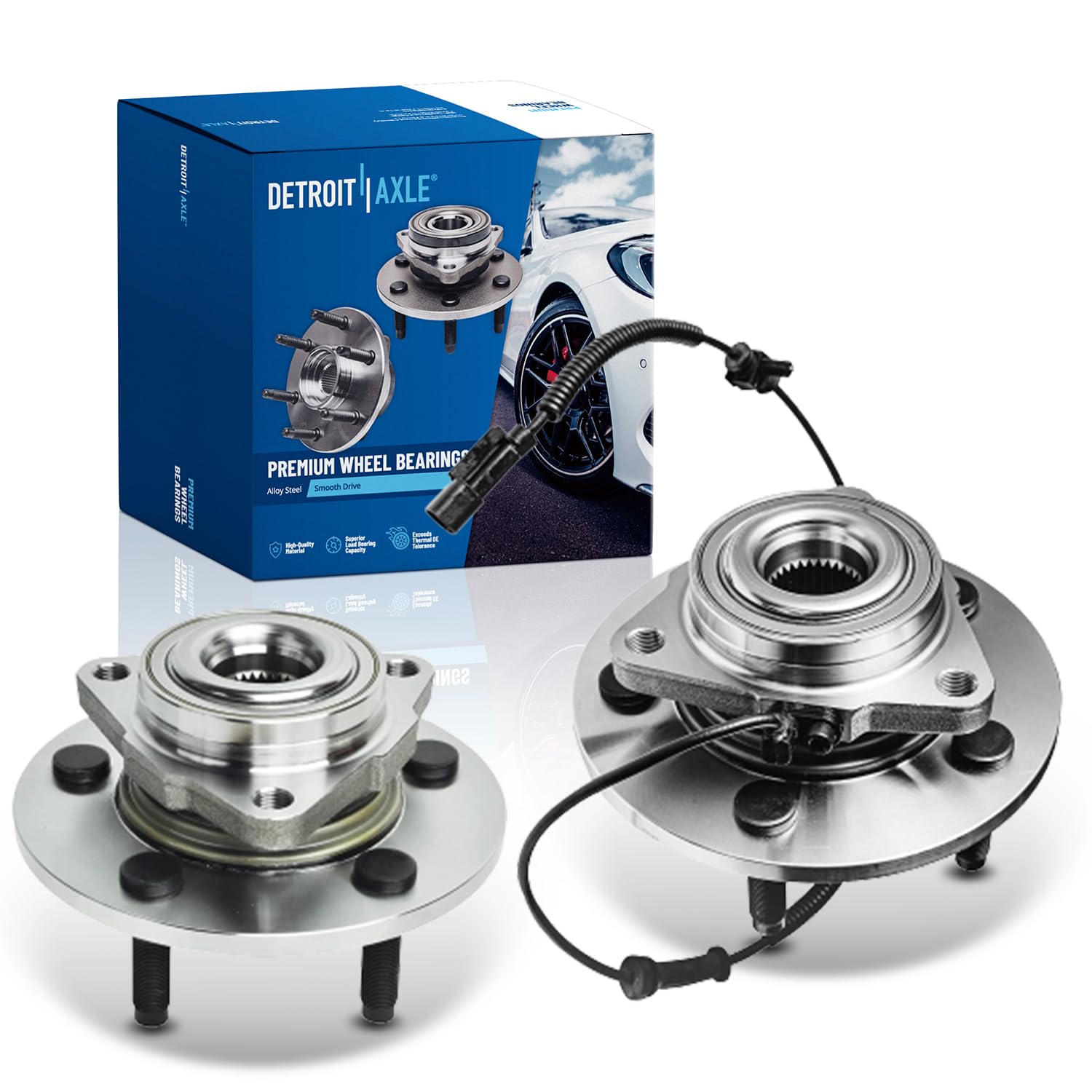 8-Piece Front Suspension Kit For 1995-1999 Nissan Maxima - Control Arms, Sway Bar Links, Tie Rod Ends