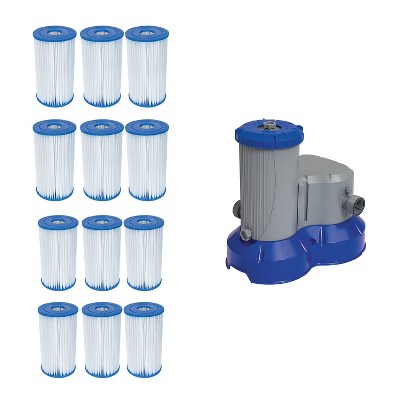Flowclear 530 Gallon Filter Pump - 220-240V, 29W, Compatible With Cartridge 58094(II)