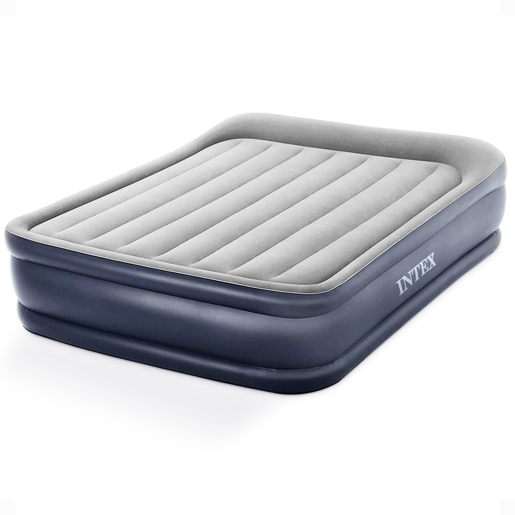 Foam High Rise Airbed Intex Air Mattress With Built-in Pump Queen