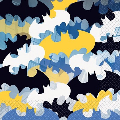 Amscan 511386 Batman Lunch Napkins - Pack Of 96