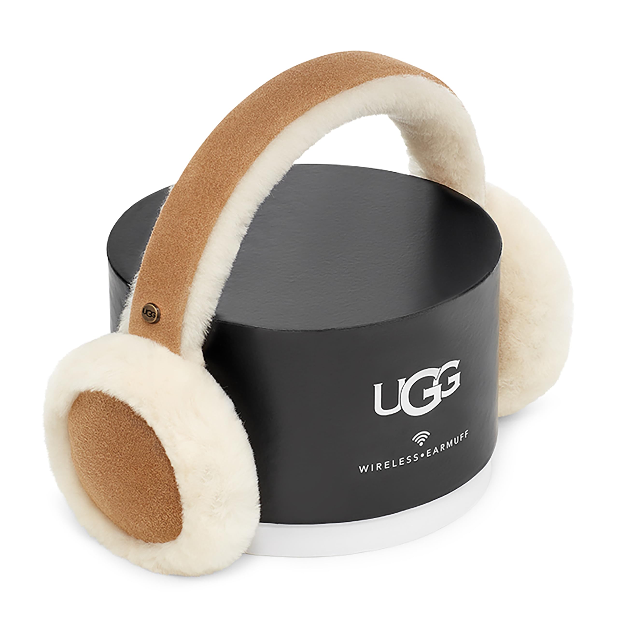 UGG Wireless Earmuff シープスキン Amazon.com: UGG Womens Sheepskin Bluetooth Earmuff, Burnt