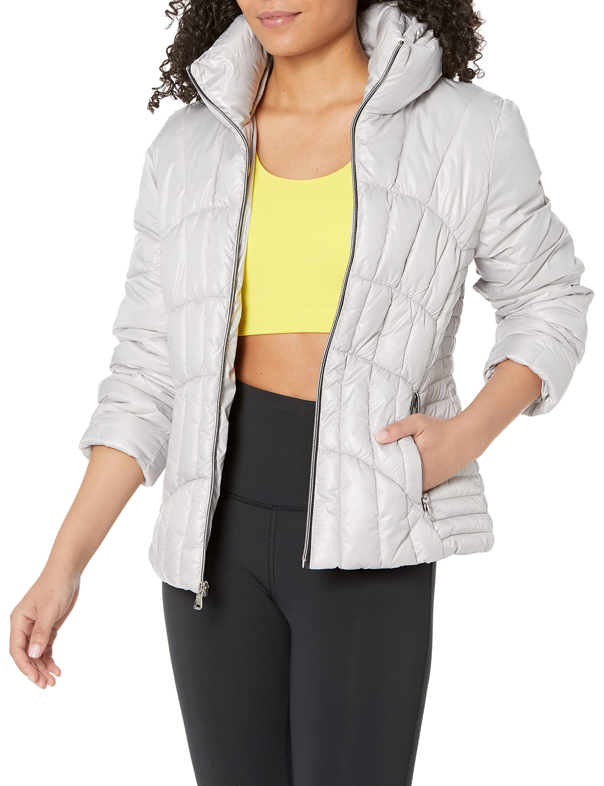 ゲス GUESS Brooklyn Full Zip Hooded Vest （P9KD） トップス GUESS - Brandclub - GUESS Women's Brooklyn Full Zip Hooded Vest