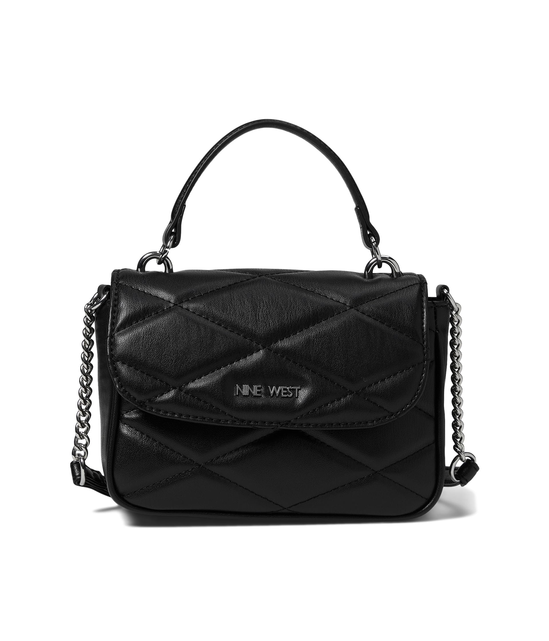 Nine West - Brandclub - Nine West Ellis Double Zip Crossbody, Milk