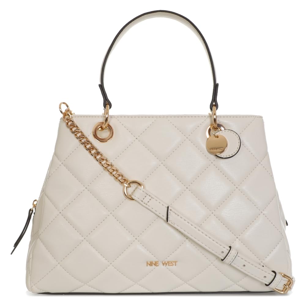 Nine West Issy Satchel – Damen Handtasche Mit Crossbody-Gurt, Magnetverschluss & Vielen Fächern