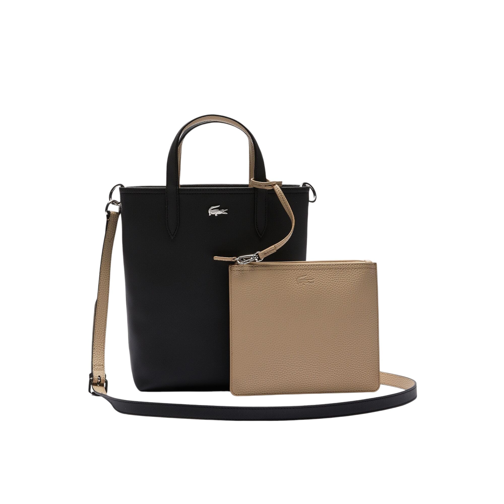 Lacoste - Brandclub - Lacoste Mens LCST Messenger Bag, Black